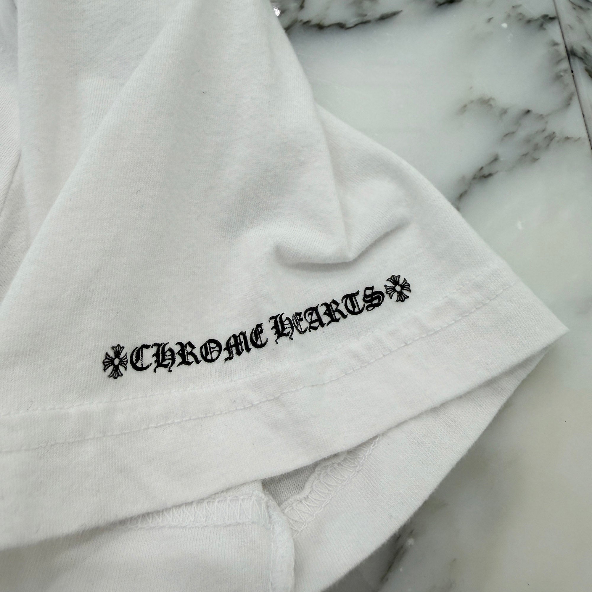 CHROME HEARTS Back Scroll Logo Tee Size S クロムハーツ バックスクロールロゴ Tシャツ サイズS