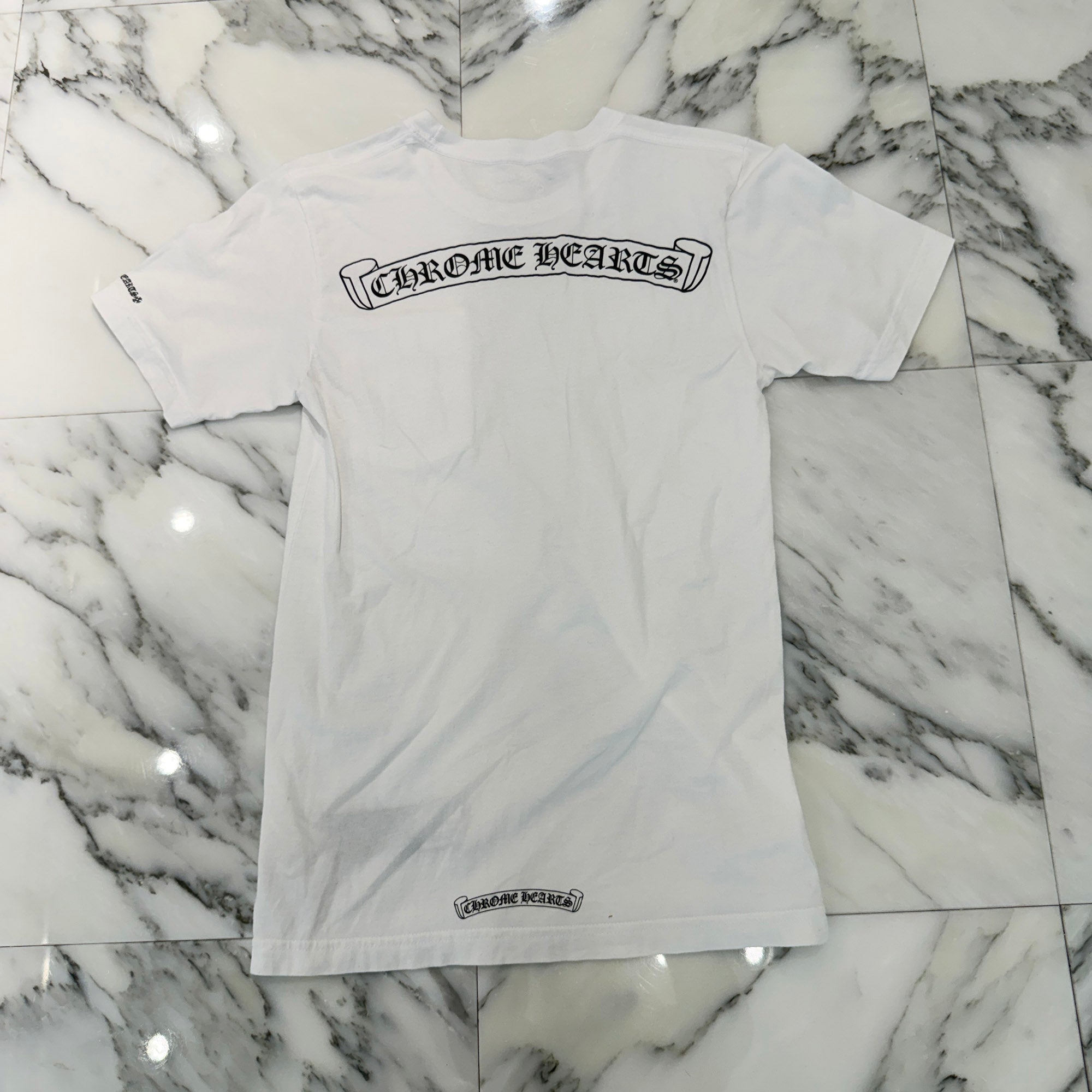 CHROME HEARTS Back Scroll Logo Tee Size S クロムハーツ バックスクロールロゴ Tシャツ サイズS