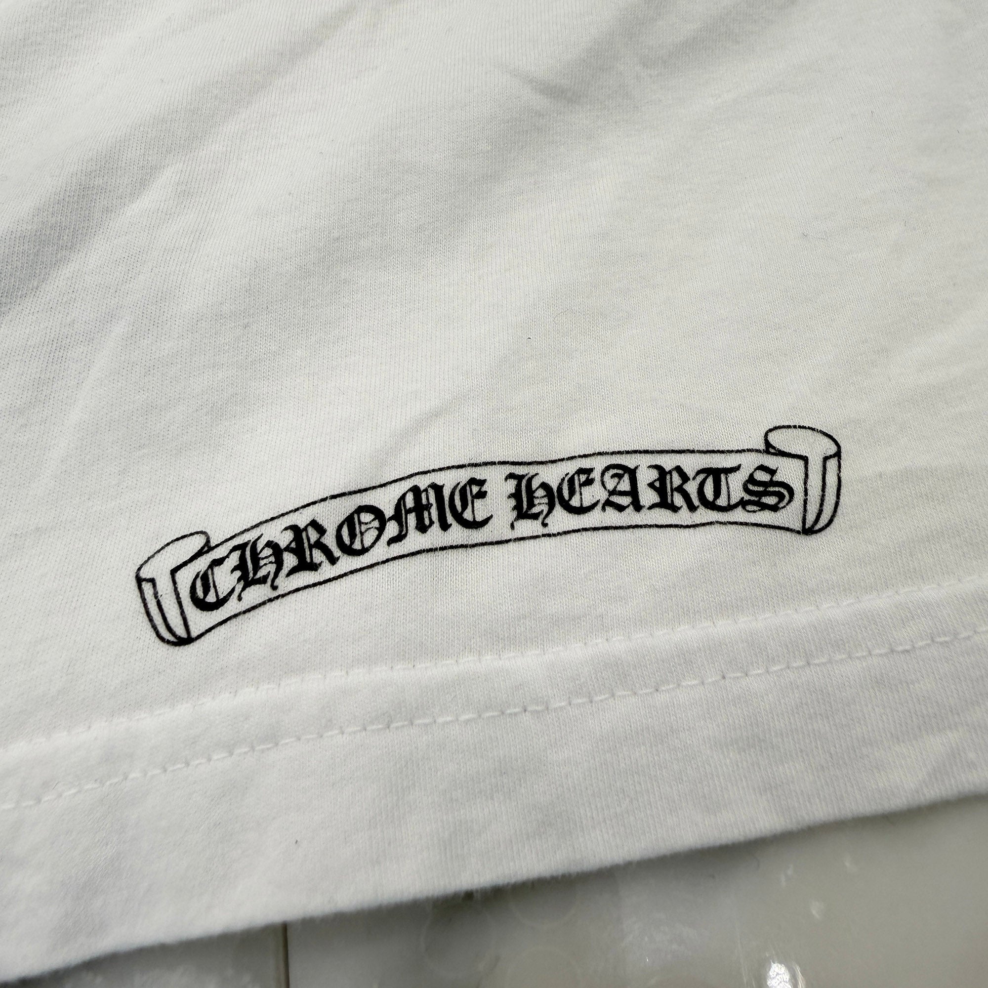 CHROME HEARTS Back Scroll Logo Tee Size S クロムハーツ バックスクロールロゴ Tシャツ サイズS