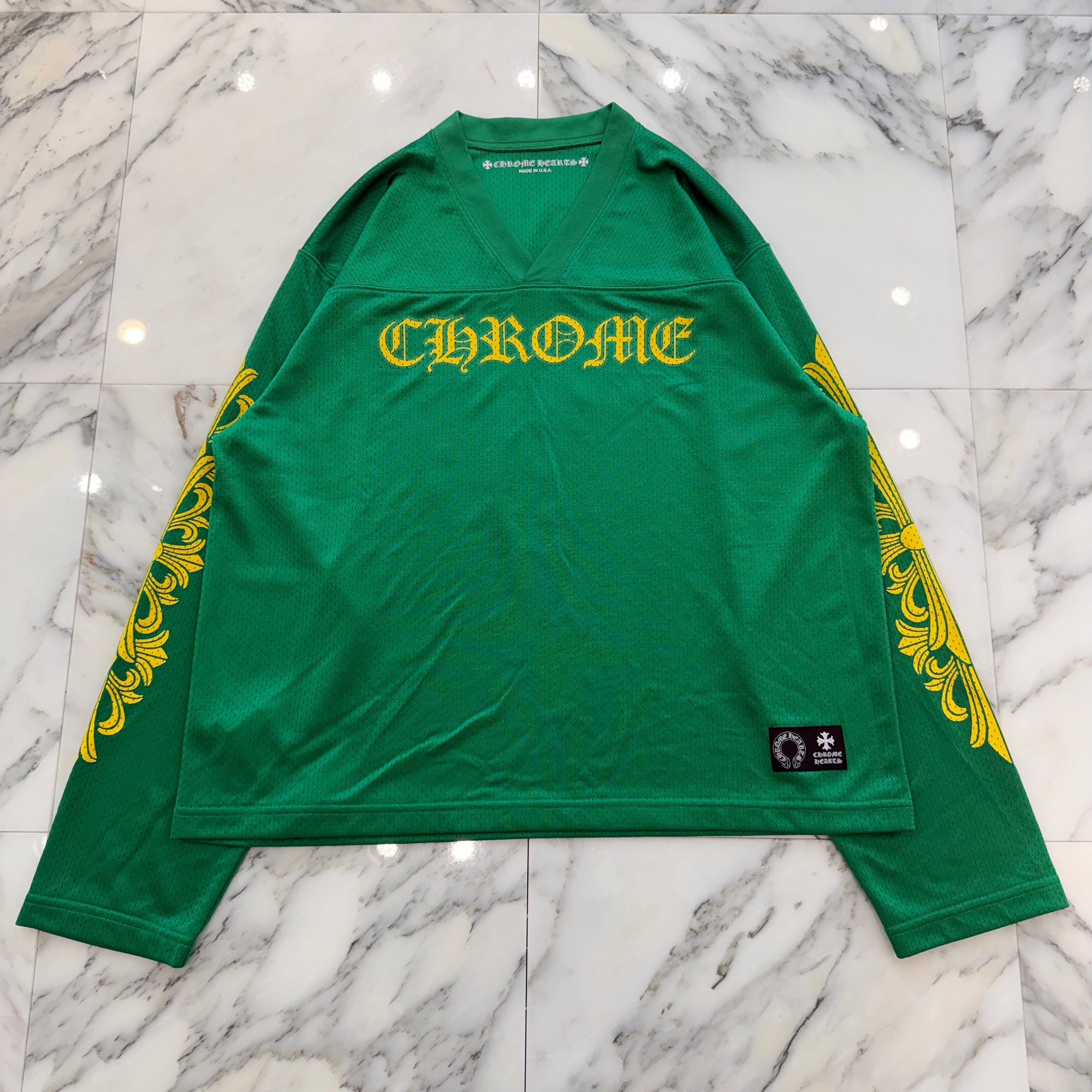 CHROME HEARTS Mesh Warm Up Jersey Size M クロムハーツ メッシュウォームアップジャージー サイズM