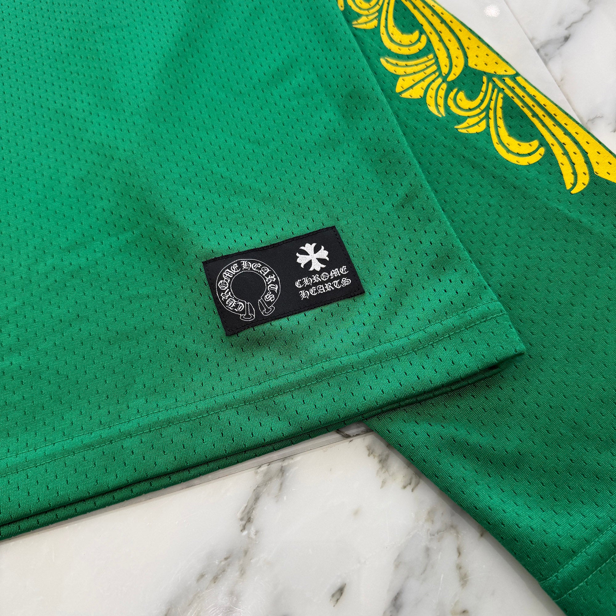 CHROME HEARTS Mesh Warm Up Jersey Size M クロムハーツ メッシュウォームアップジャージー サイズM