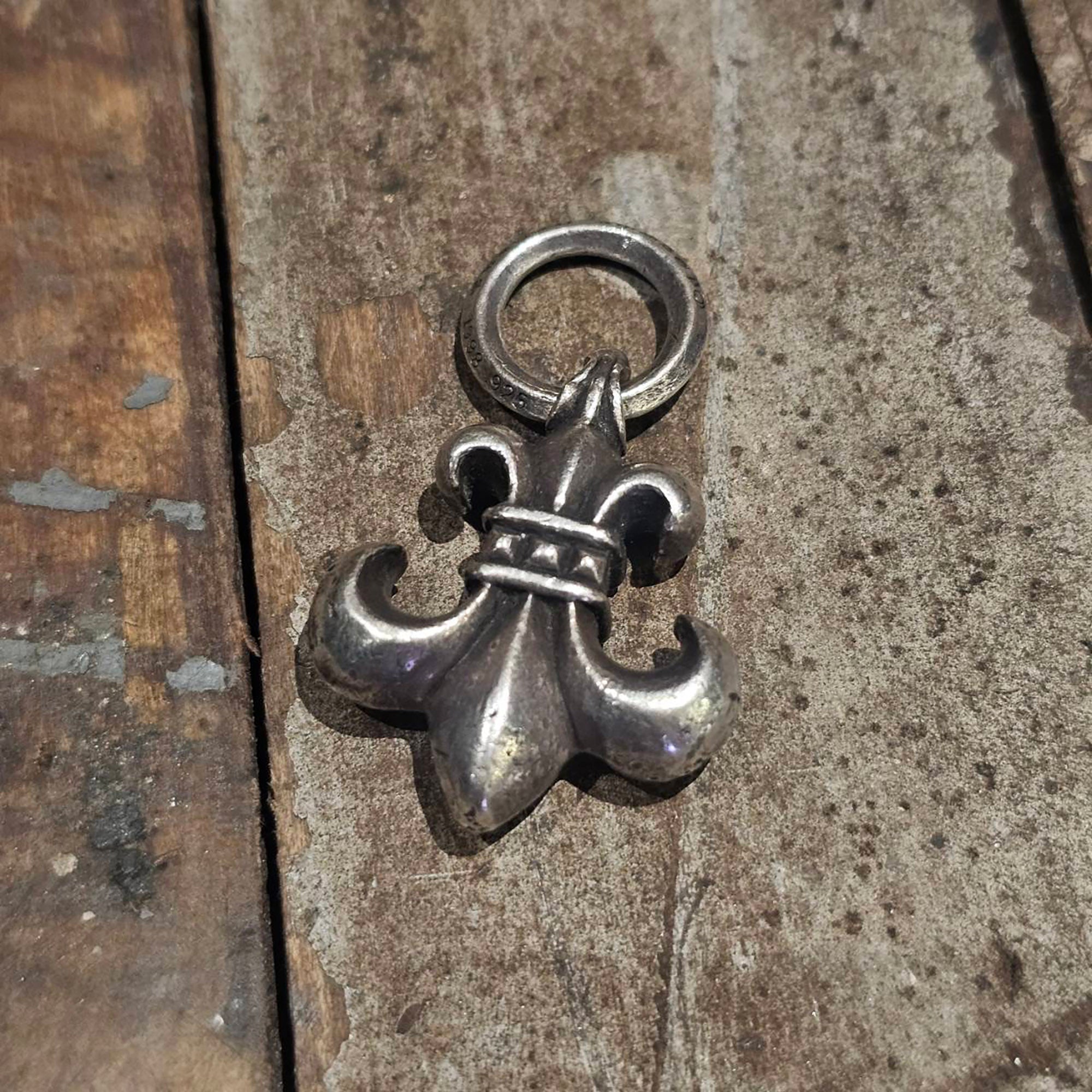 CHROME HEARTS BS FLEUR CHARM Pendant Top クロムハーツ BSフレア チャーム ペンダントトップ