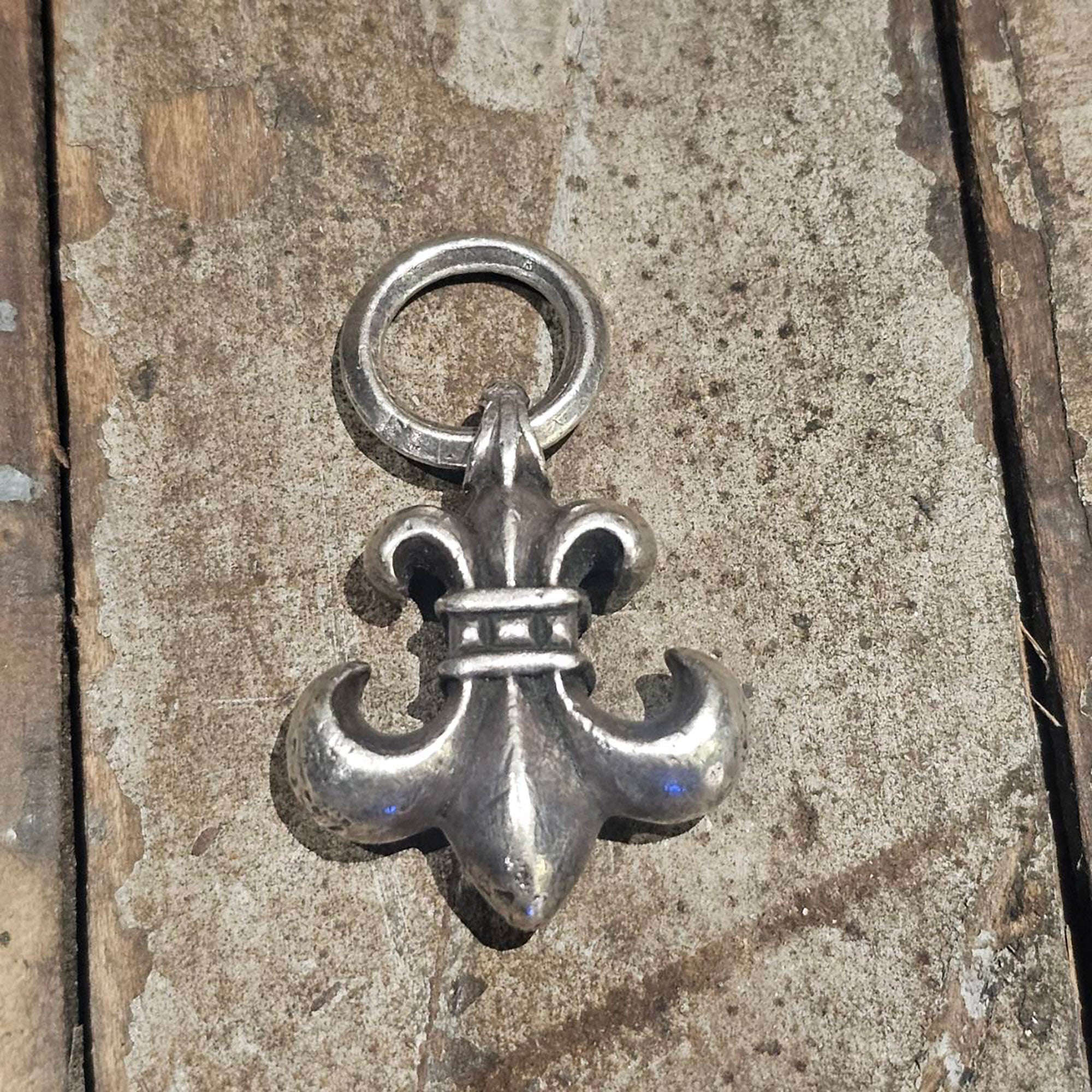 CHROME HEARTS BS FLEUR CHARM Pendant Top クロムハーツ BSフレア チャーム ペンダントトップ