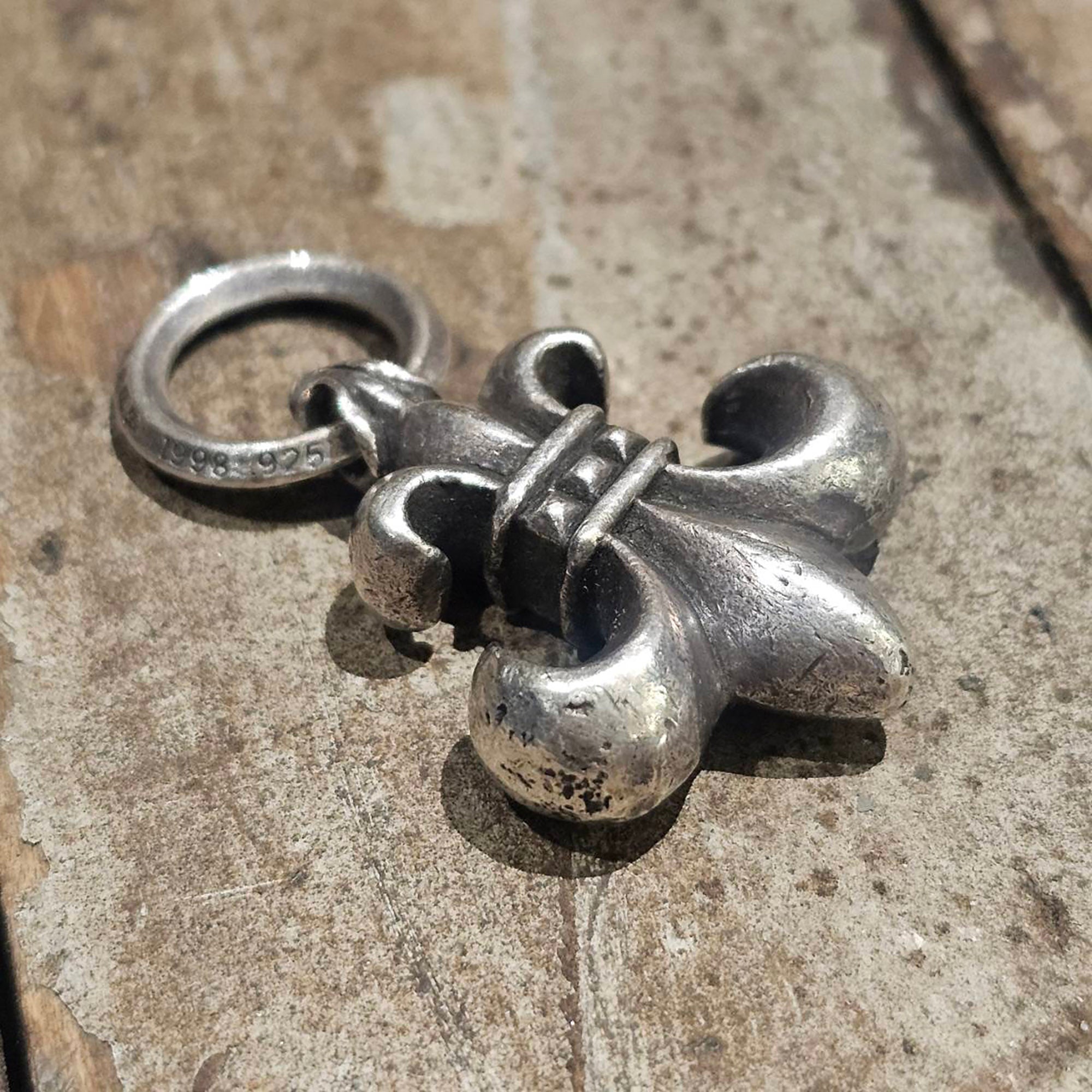 CHROME HEARTS BS FLEUR CHARM Pendant Top クロムハーツ BSフレア チャーム ペンダントトップ