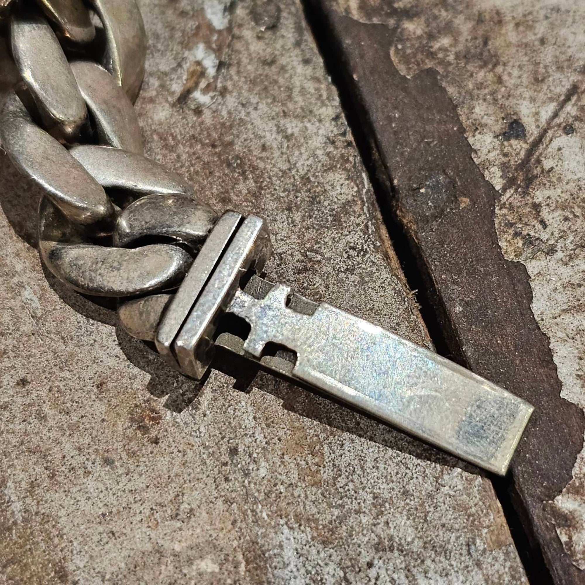 CHROME HEARTS MINI ID DAGGER Bracelet 23LINK クロムハーツ ミニ ID