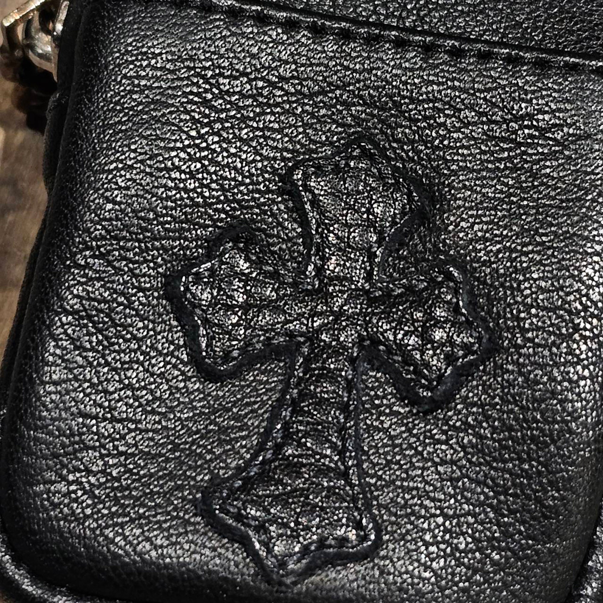 CHROME HEARTS 1 Cross Leather Patch Micro Taka Leather Poach クロムハーツ 1クロスレザーパッチ マイクロタカレザーポーチ