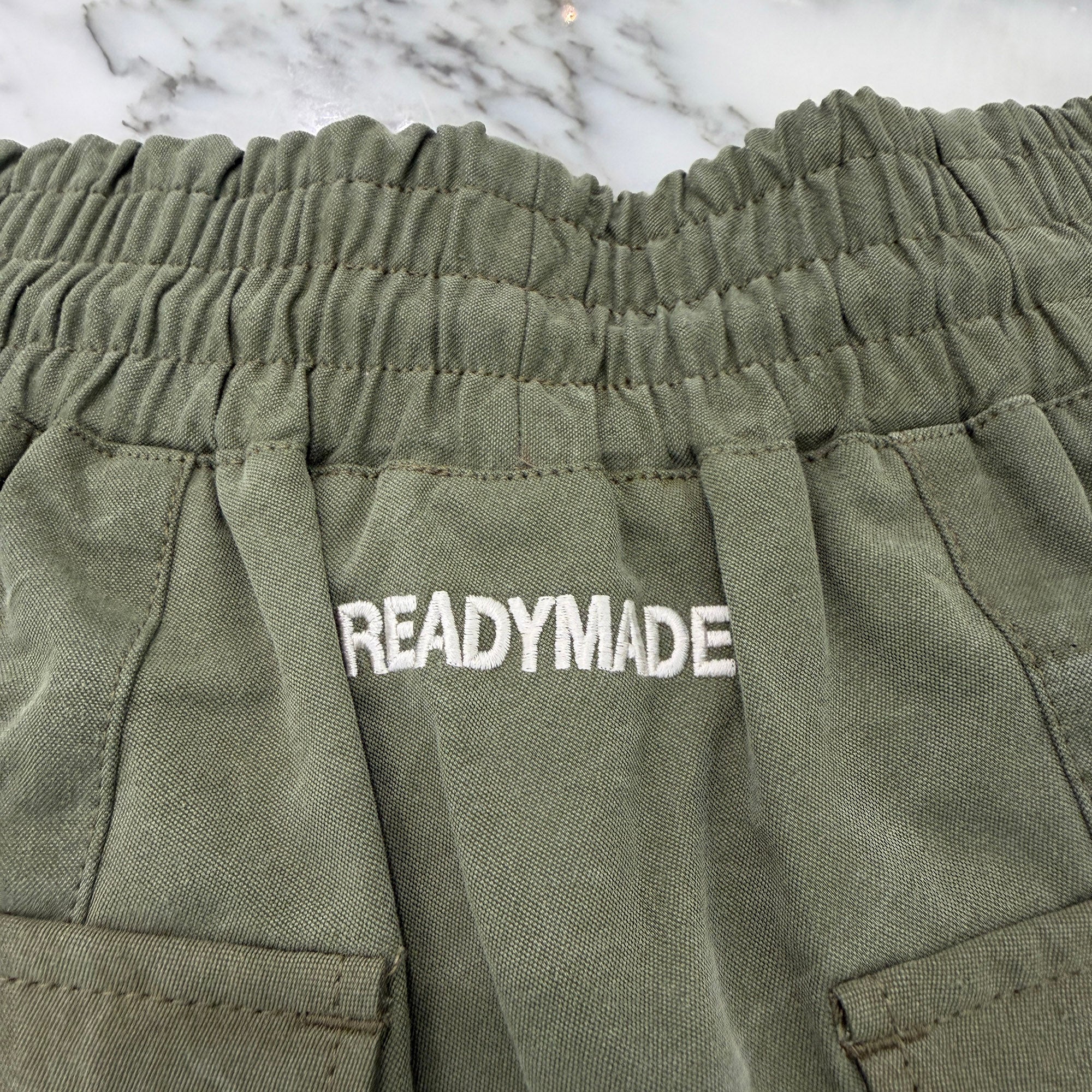 READYMADE Vintage Military Fabric Cargo Shorts RE-CO-KH-00-00-273 Size 1 レディメイド ヴィンテージ ミリタリーファブリック カーゴショーツ サイズ1