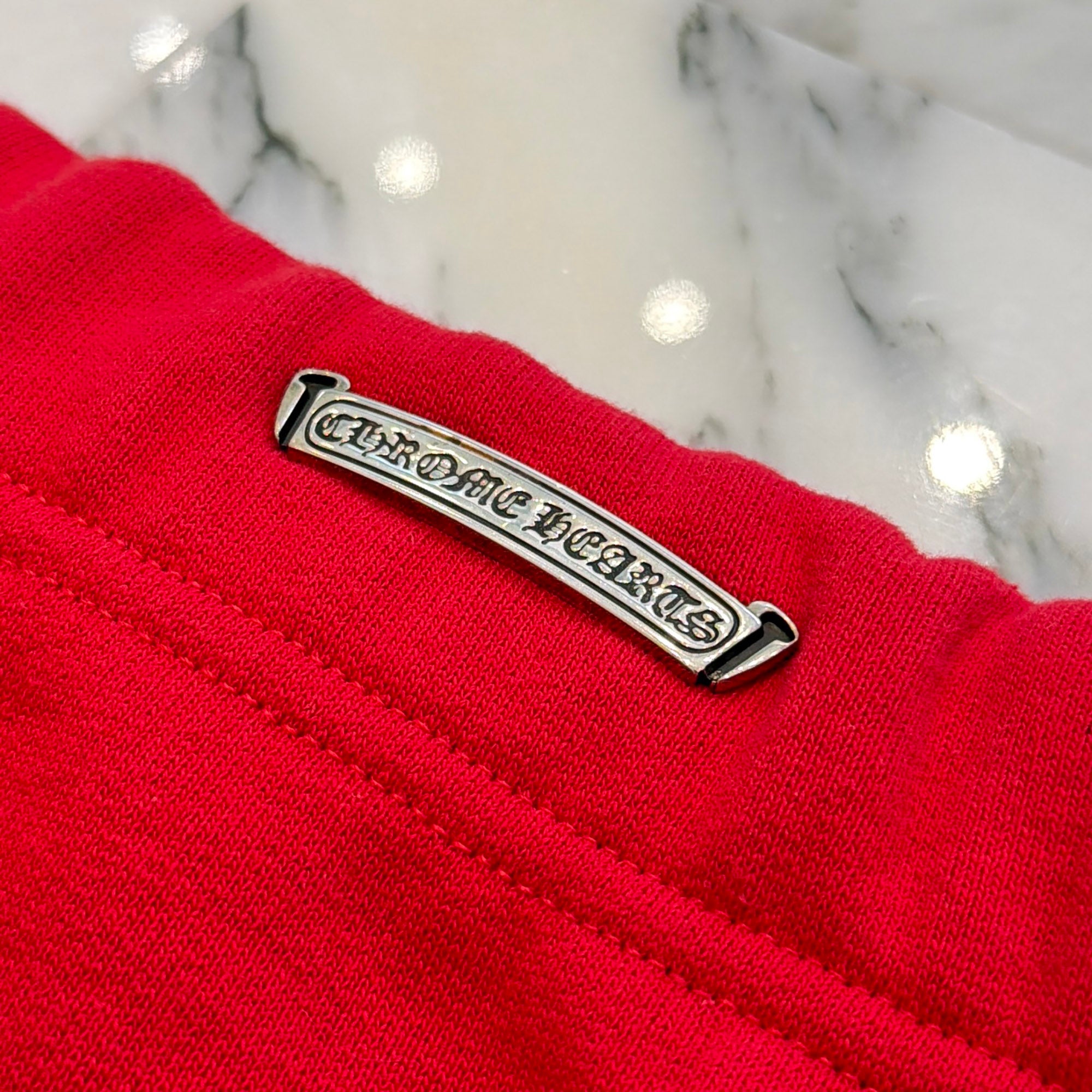 CHROME HEARTS King Taco 3 Cemetery Cross Embroidery Sweat Long Pants Size XL クロムハーツ キングタコ3セメタリークロス刺繍スウェットロングパンツ サイズXL