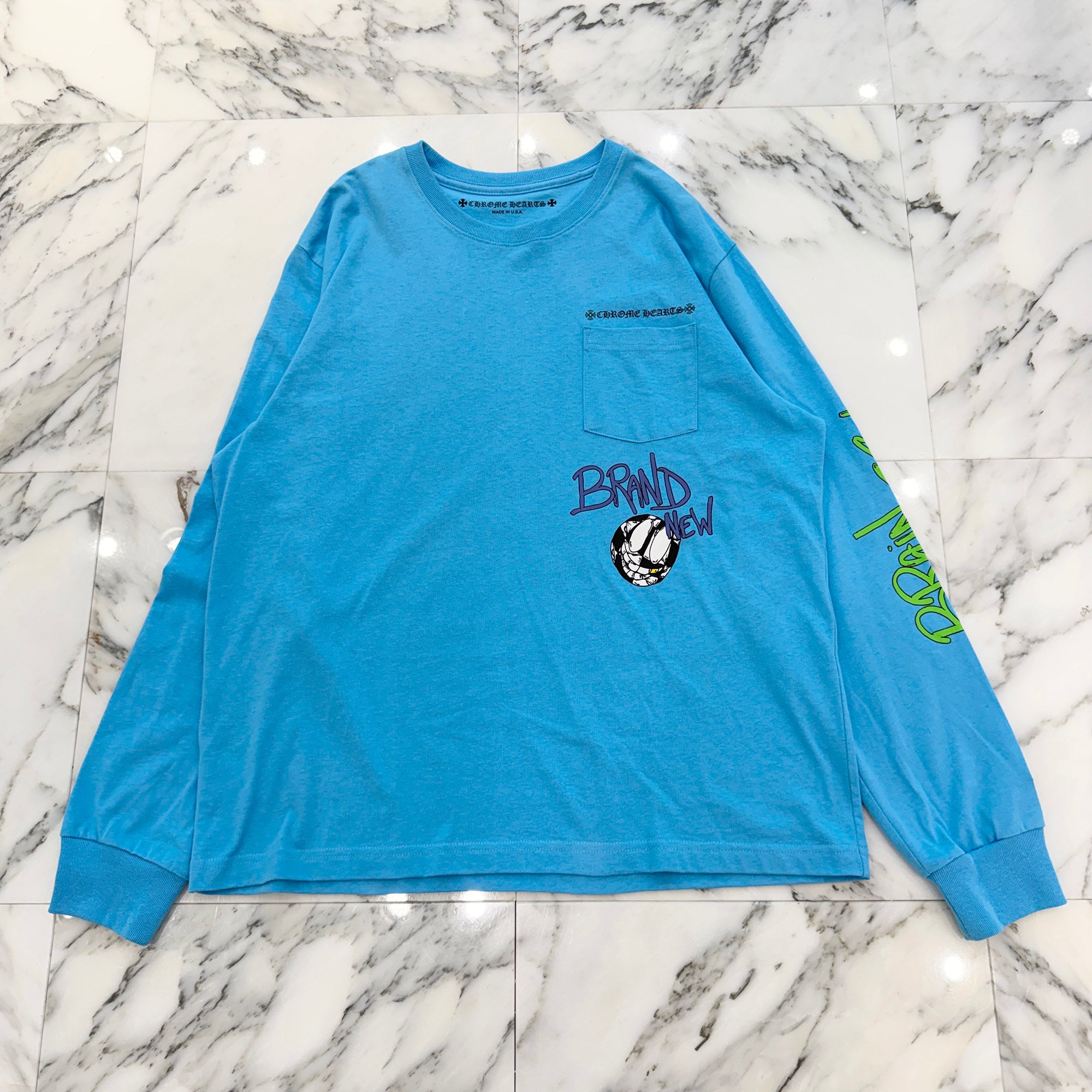 CHROME HEARTS × MATTY BOY 2024SS BRAIN NEW Long Sleeve Tee Size XL クロムハーツ × マッティボーイ ブレインニュー ロングスリーブTシャツ サイズXL