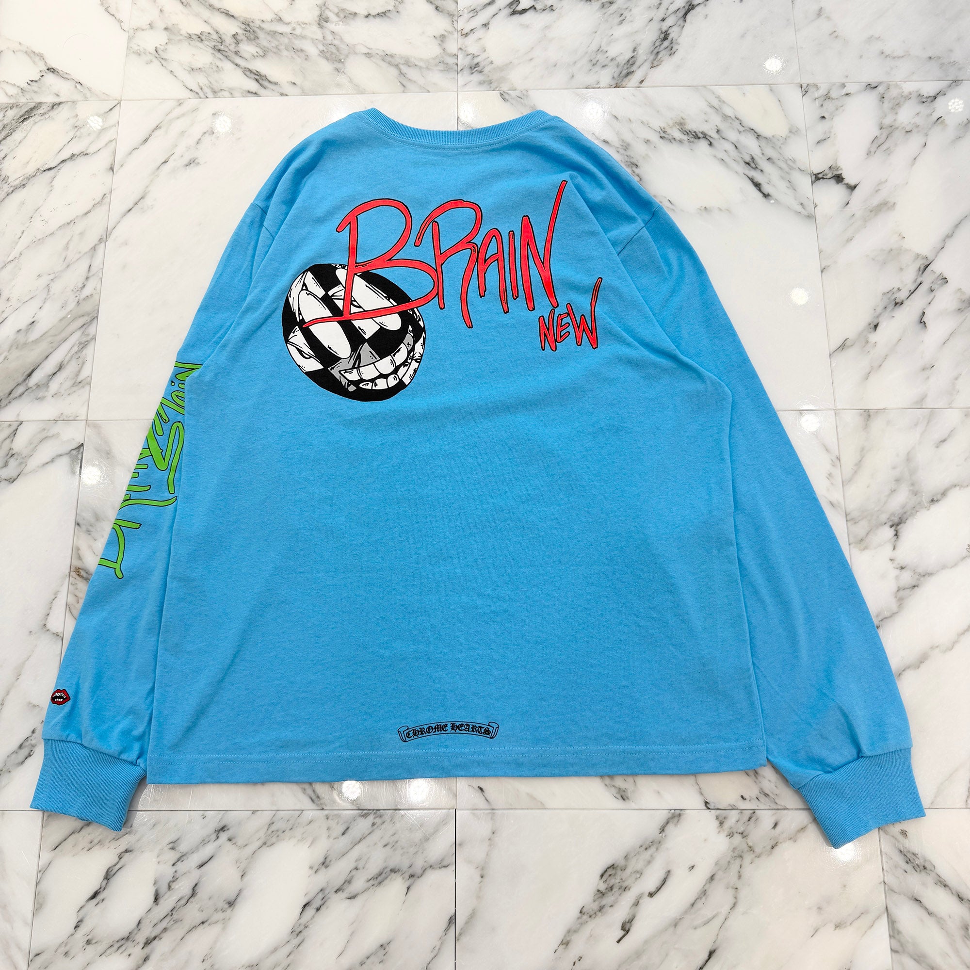 CHROME HEARTS × MATTY BOY 2024SS BRAIN NEW Long Sleeve Tee Size XL クロムハーツ × マッティボーイ ブレインニュー ロングスリーブTシャツ サイズXL