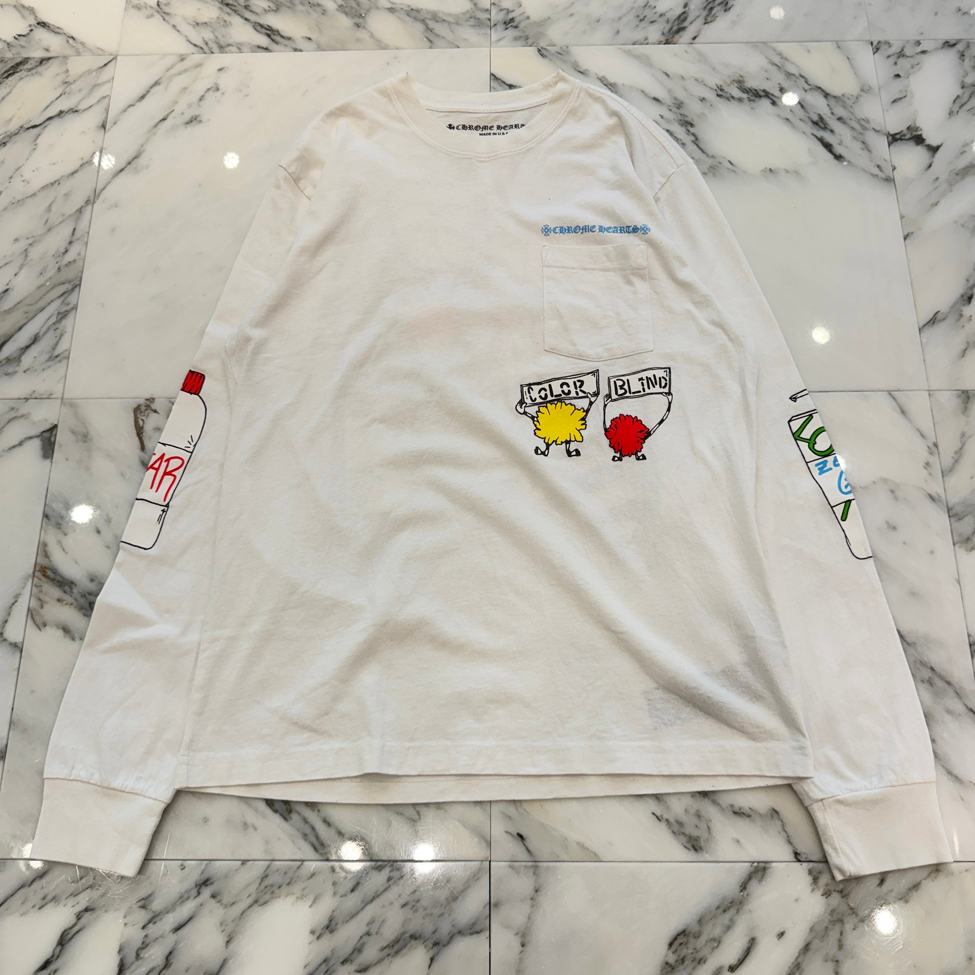 CHROME HEARTS × MATTY BOY RETRO CYCLE Long Sleeve Tee Size L クロムハーツ × マッティボーイ レトロサイクル ロングスリーブ Tシャツ サイズL