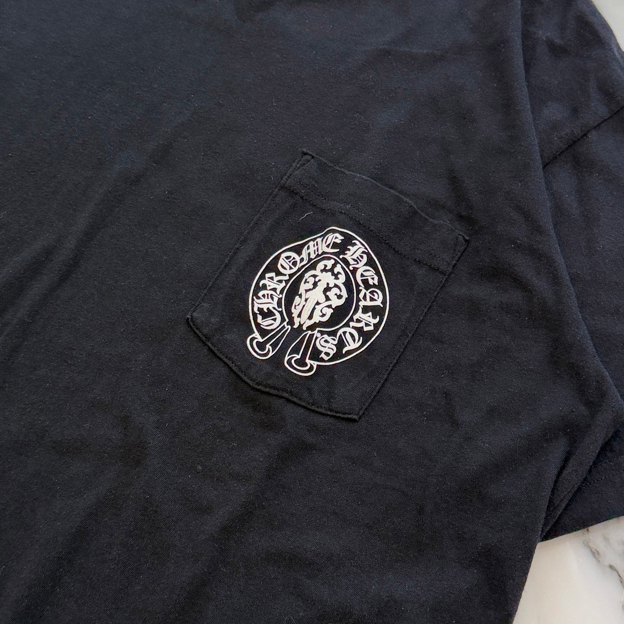 CHROME HEARTS American Flag Scroll Logo Tee Size XL クロムハーツ アメリカ国旗 スクロールロゴ Tシャツ サイズXL
