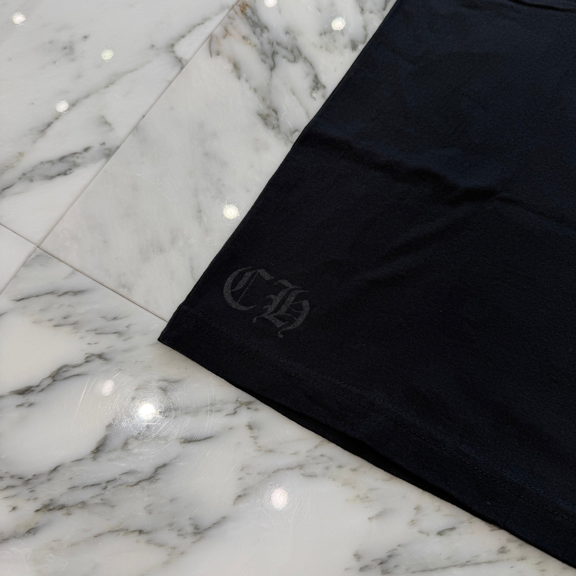 CHROME HEARTS Neck Logo Back Cross Tee Size M クロムハーツ ネックロゴ バッククロス Tシャツ サイズM
