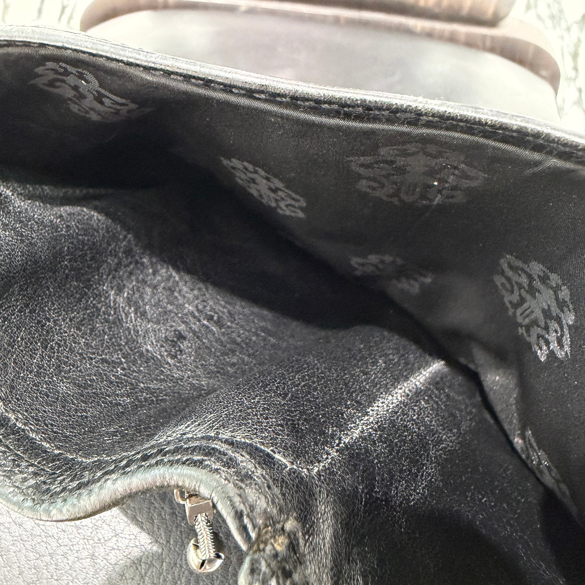 CHROME HEARTS 3 FOLD Cross Ball Button Leather Wallet クロムハーツ 3フォールド クロスボールボタン レザーウォレット