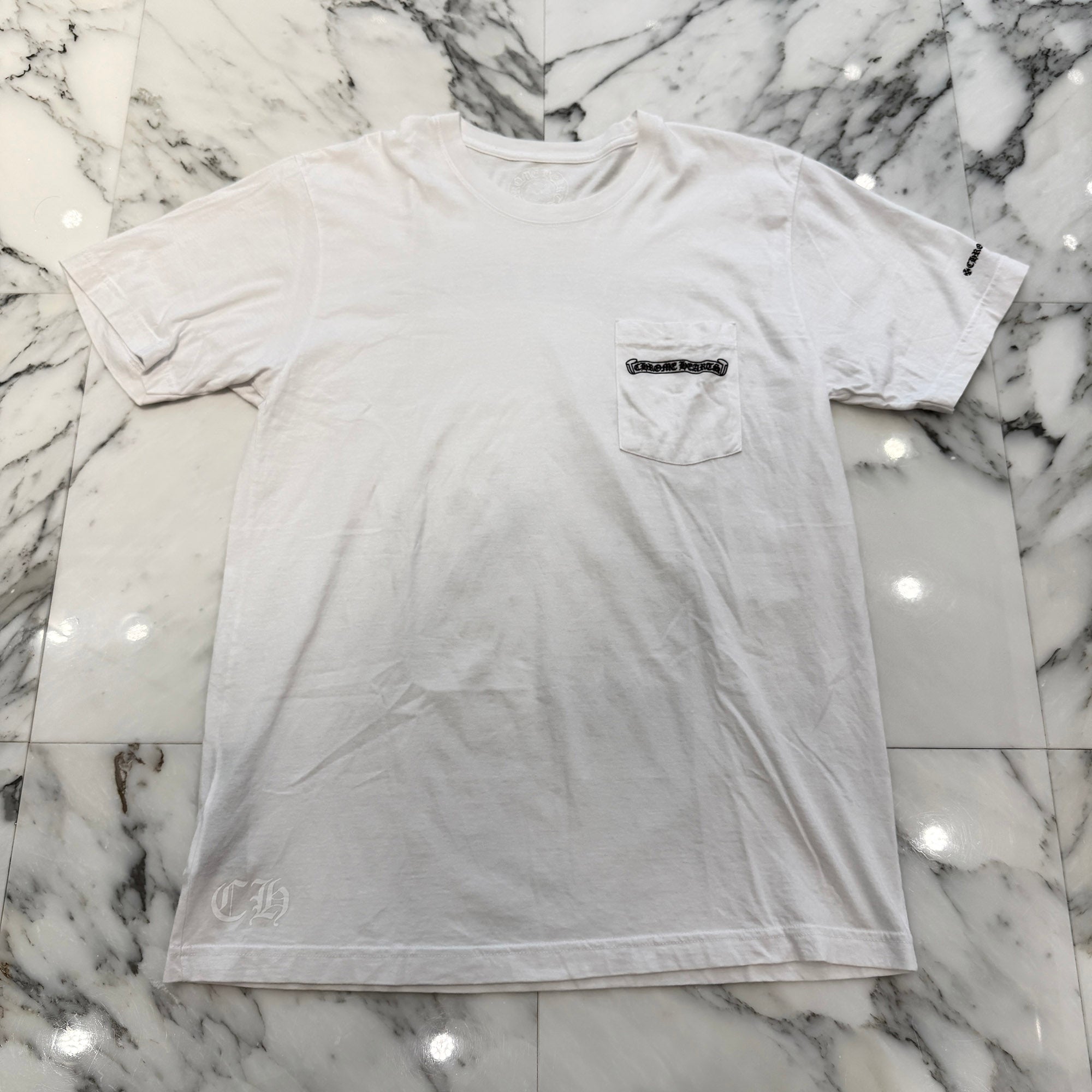 CHROME HEARTS Back Scroll Logo Tee Size L クロムハーツ バックスクロールロゴ Tシャツ サイズL