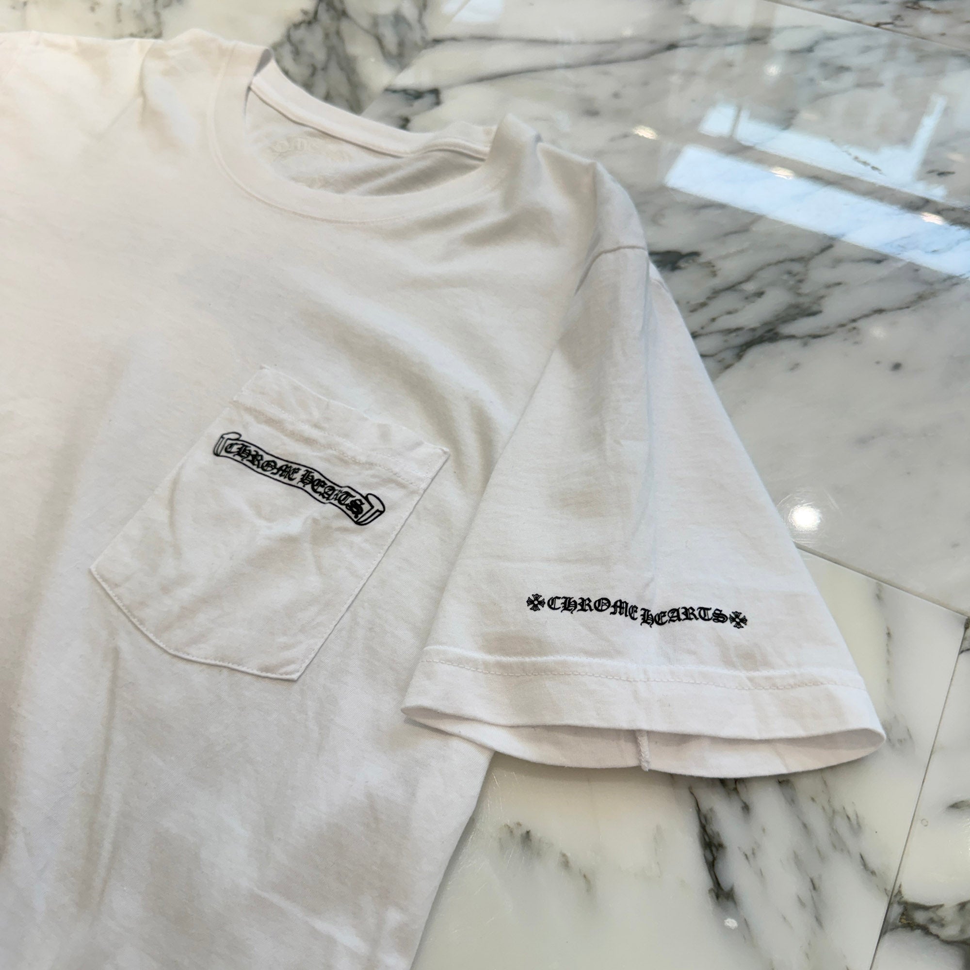 CHROME HEARTS Back Scroll Logo Tee Size L クロムハーツ バックスクロールロゴ Tシャツ サイズL