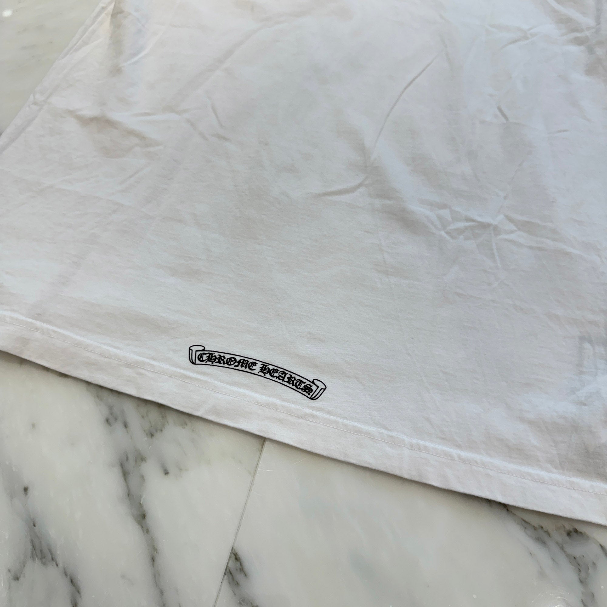 CHROME HEARTS Back Scroll Logo Tee Size L クロムハーツ バックスクロールロゴ Tシャツ サイズL