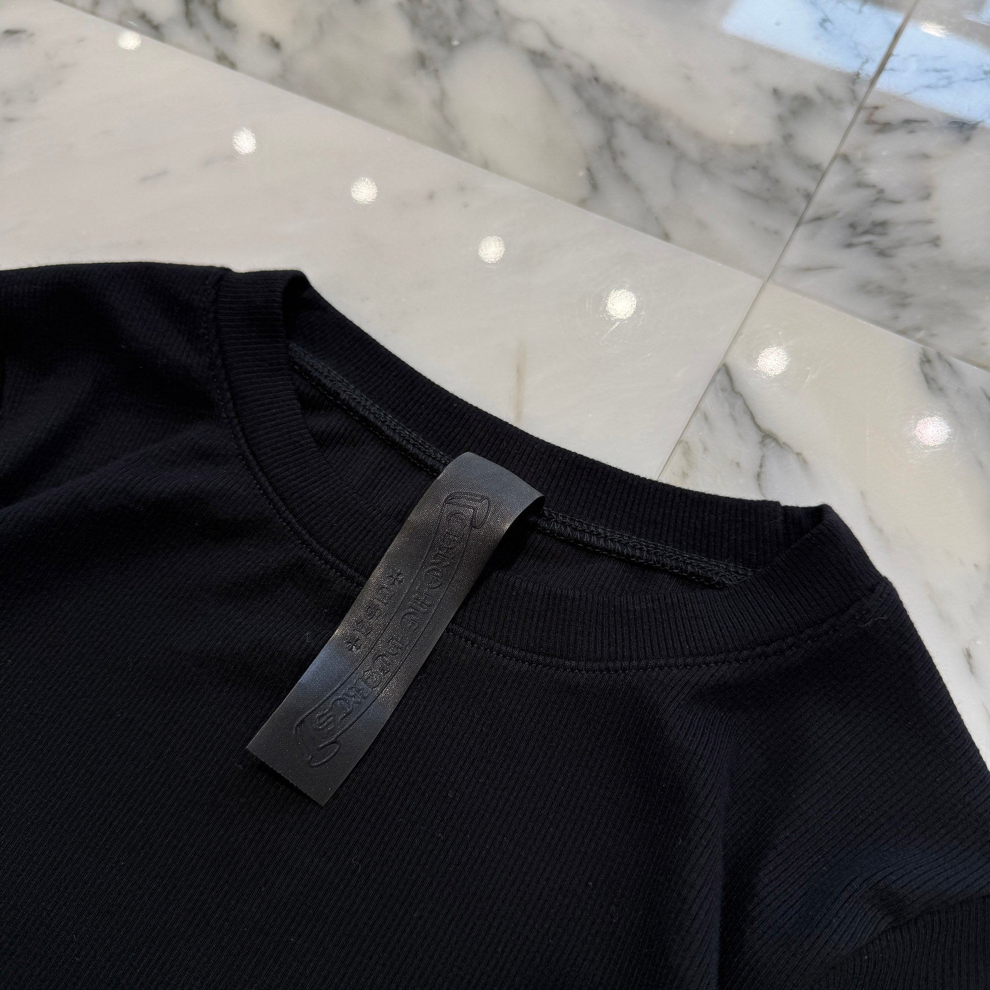 CHROME HEARTS Y NOT CH Logo Embroidery Long Sleeve Tee Size S クロムハーツ ワイノット CHロゴ刺繍 ロングスリーブTシャツ サイズS