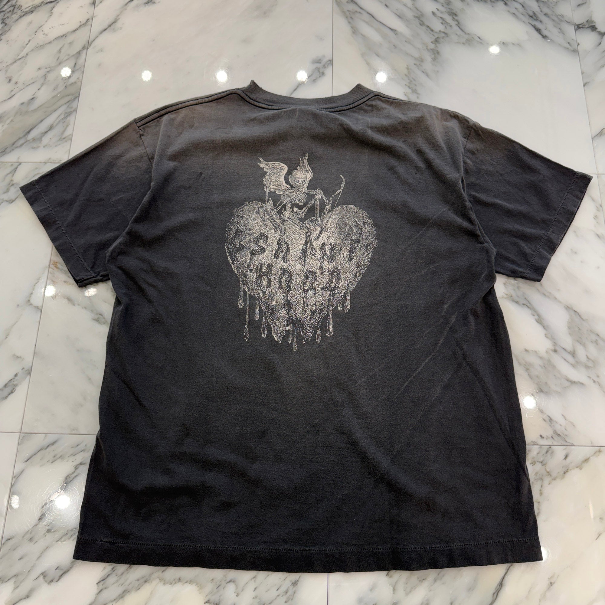 SAINT Mxxxxxx x NEIGHBORHOOD 2025SS "STHD.FEARLESS" S/S Tee SM-HR8-0000-C70 Size S セントマイケル × ネイバーフッド "STHD.フィアレス" 半袖Ｔシャツ サイズS