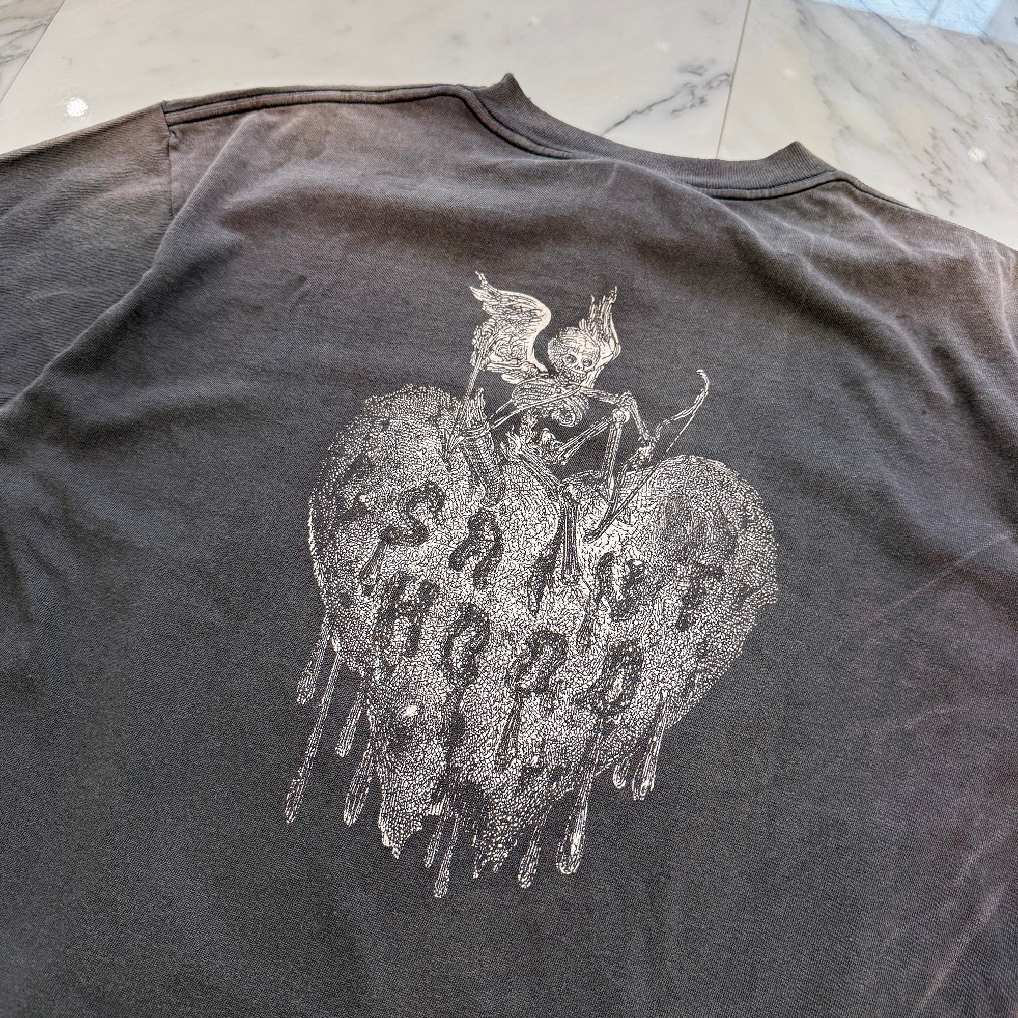 SAINT Mxxxxxx x NEIGHBORHOOD 2025SS "STHD.FEARLESS" S/S Tee SM-HR8-0000-C70 Size S セントマイケル × ネイバーフッド "STHD.フィアレス" 半袖Ｔシャツ サイズS