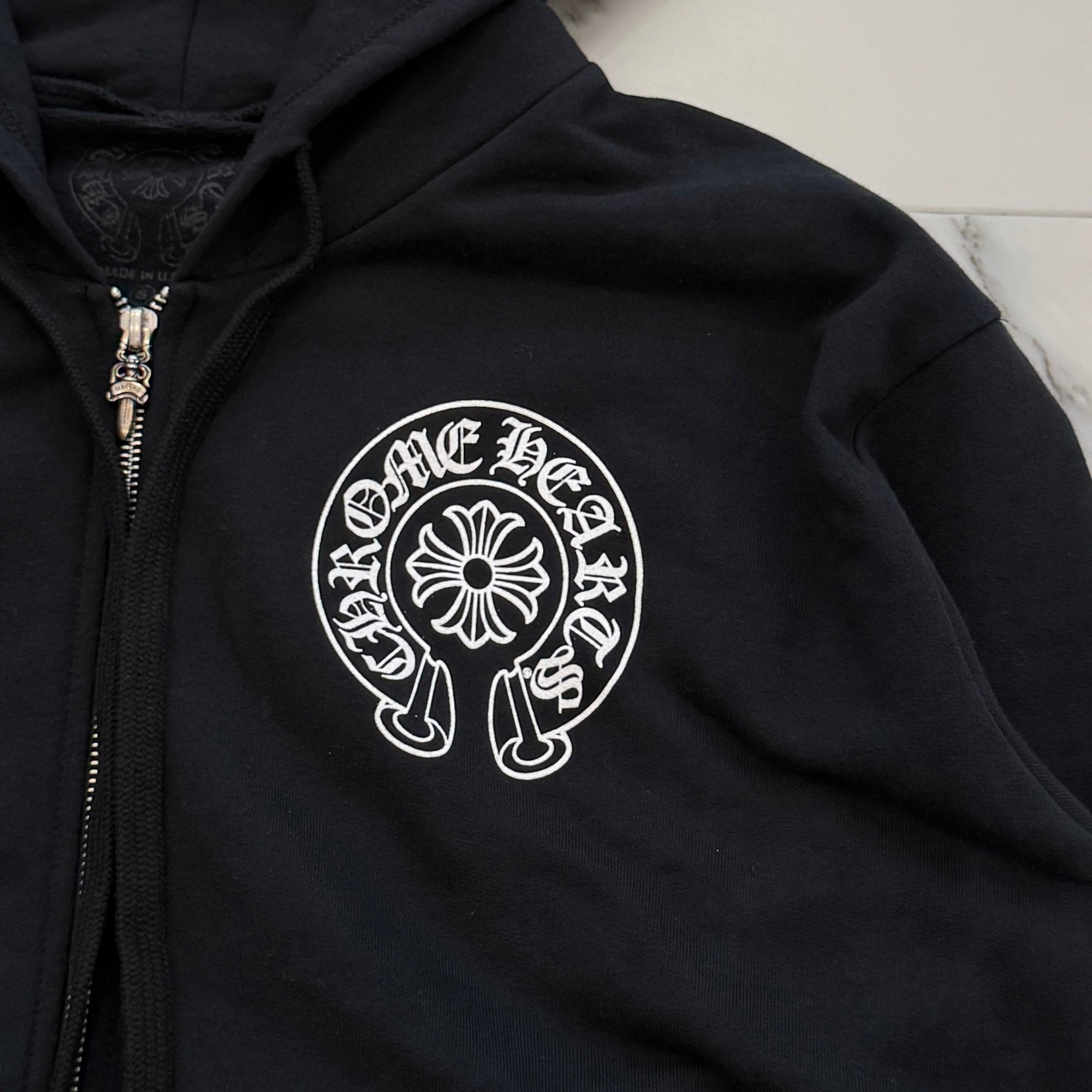 CHROME HEARTS MIAMI Limited Horseshoe Zip Up Hoodie Size S クロムハーツ マイアミ限定 ホースシュー ジップアップ フーディ サイズS