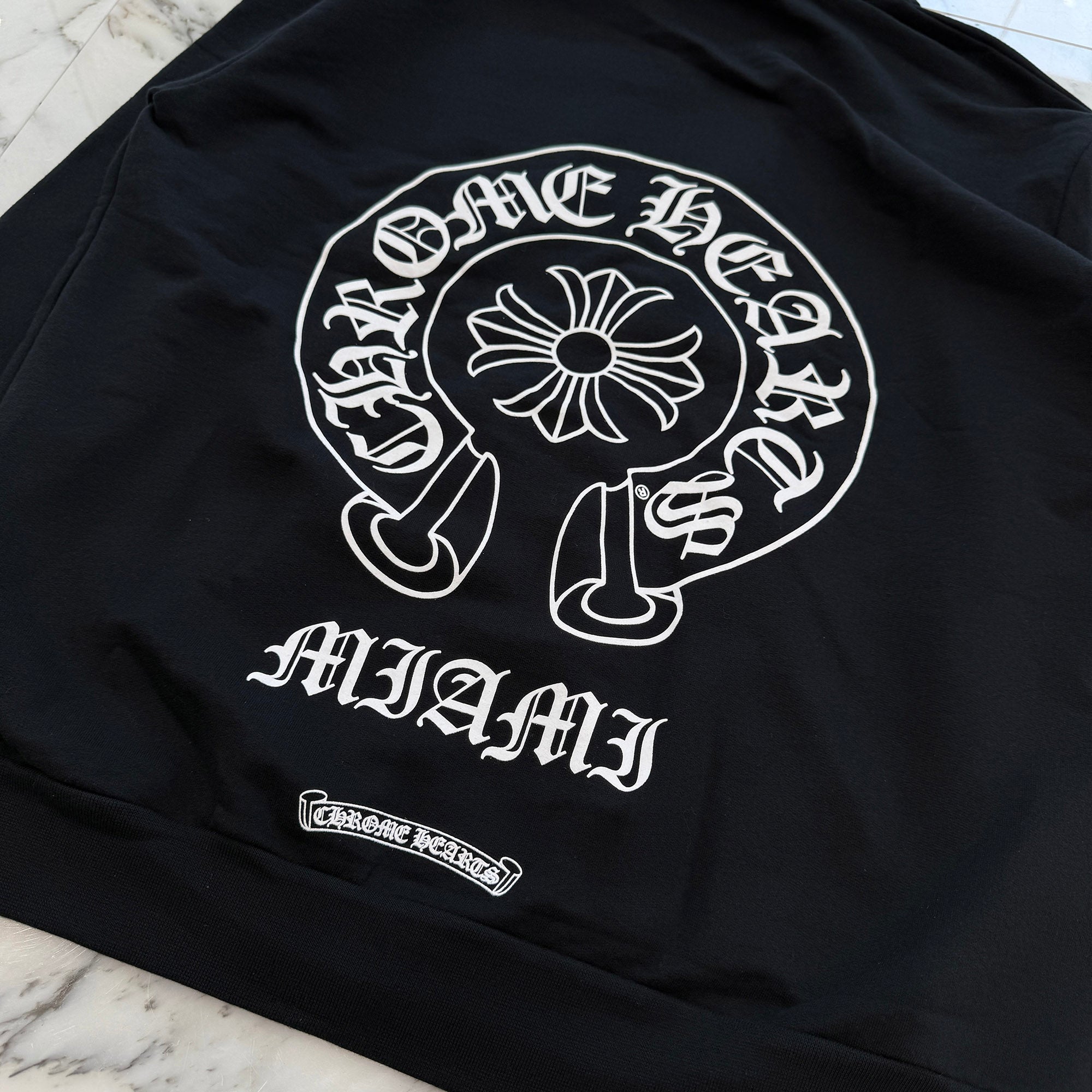 CHROME HEARTS MIAMI Limited Horseshoe Zip Up Hoodie Size S クロムハーツ マイアミ限定 ホースシュー ジップアップ フーディ サイズS
