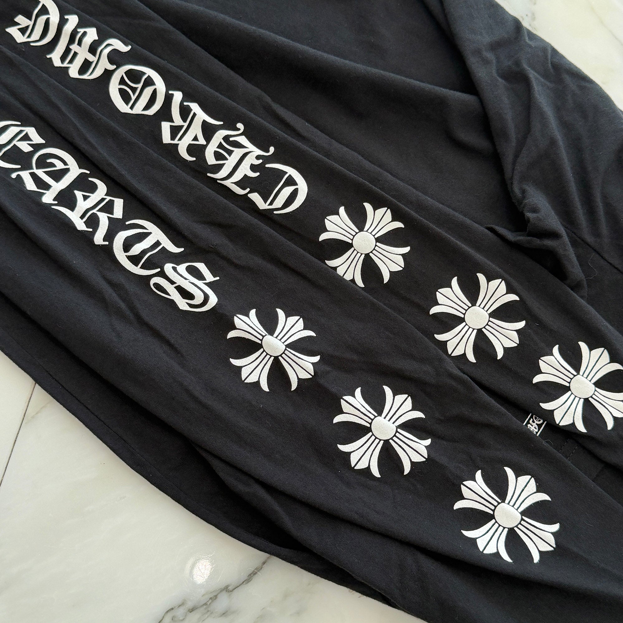 CHROME HEARTS Scroll CH Plus Long Sleeve Tee Size L クロムハーツ スクロール CHプラス ロングスリーブTシャツ サイズL