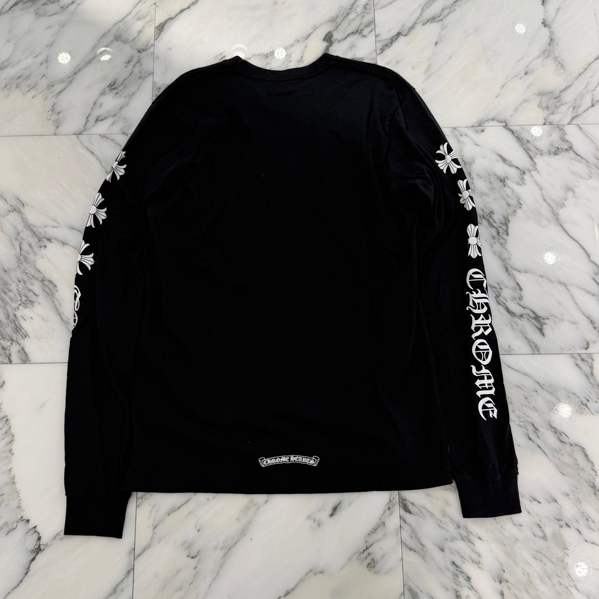 CHROME HEARTS Scroll CH Plus Long Sleeve Tee Size L クロムハーツ スクロール CHプラス ロングスリーブTシャツ サイズL