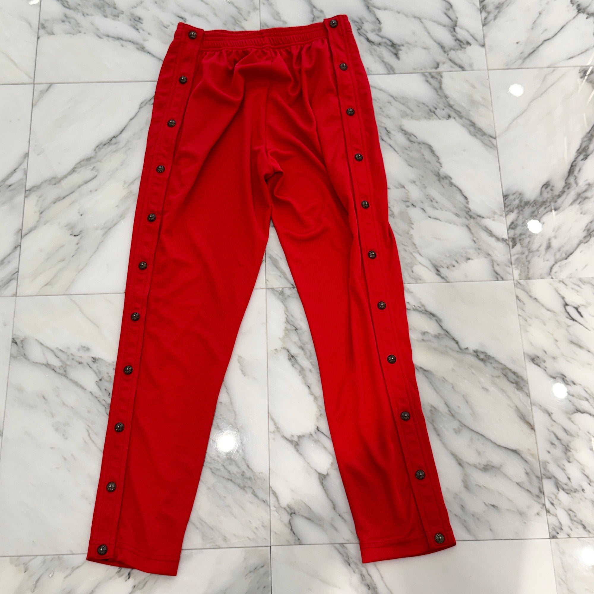 CHROME HEARTS Horseshoe Arm Logo Print Track Jacket Size XS ＆ Cross Ball Button Side Snap Track Line Mesh pants Size XS クロムハーツ ホースシュー アームロゴ プリント トラックジャケット サイズXS ＆クロスボールボタン サイドスナップ トラックライン メッシュパンツ サイズXS
