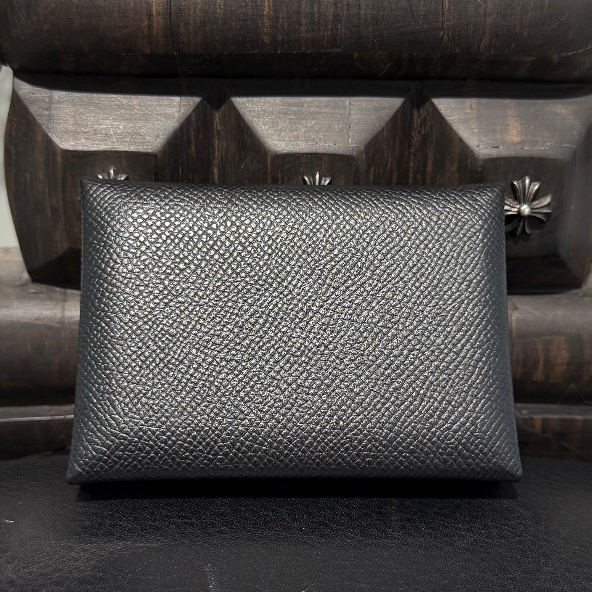 HERMES Calvi Duo Card Case "NOIR" W刻印 エルメス カルヴィデュオ カードケース "ノワール" W刻印