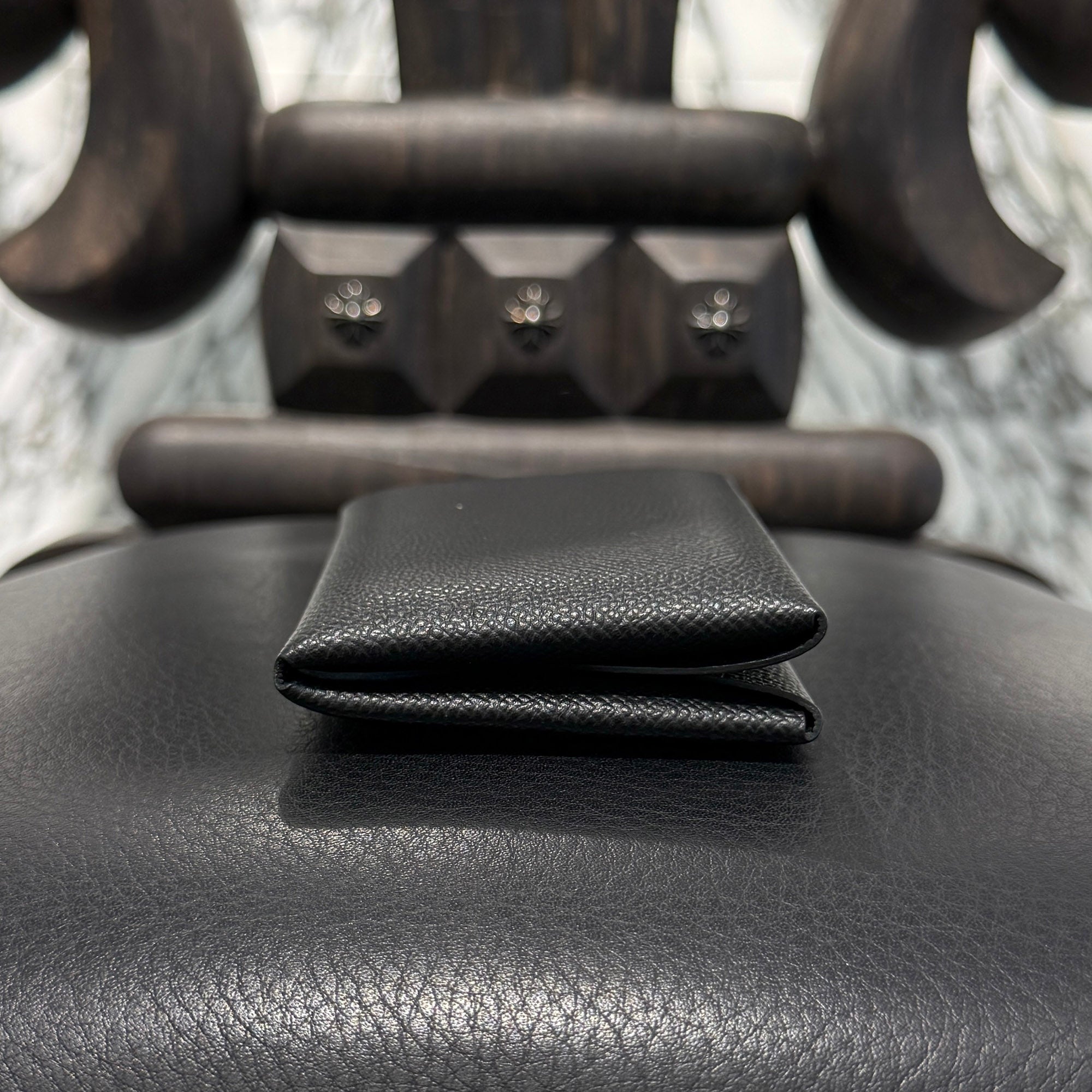 HERMES Calvi Duo Card Case "NOIR" W刻印 エルメス カルヴィデュオ カードケース "ノワール" W刻印