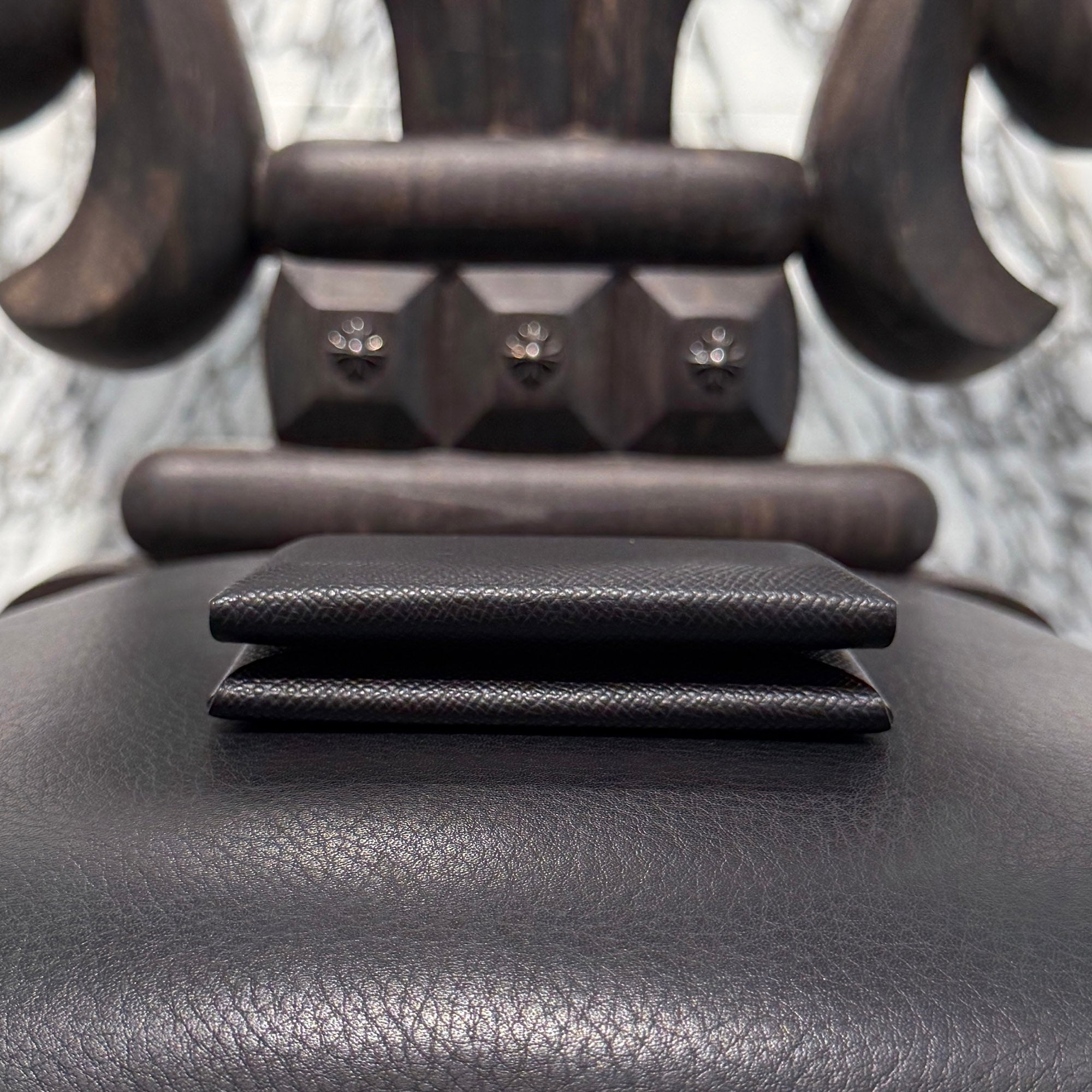 HERMES Calvi Duo Card Case "NOIR" W刻印 エルメス カルヴィデュオ カードケース "ノワール" W刻印