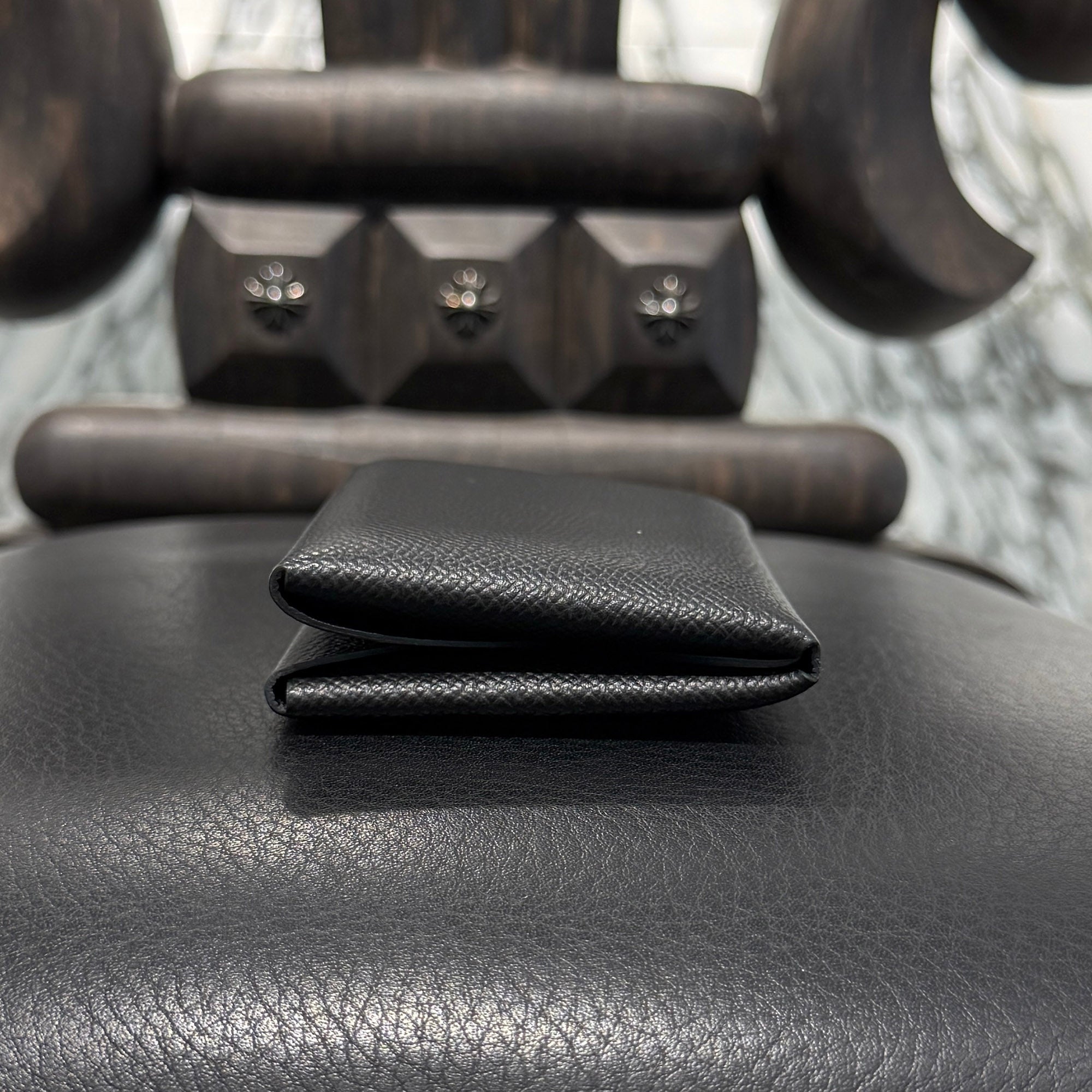 HERMES Calvi Duo Card Case "NOIR" W刻印 エルメス カルヴィデュオ カードケース "ノワール" W刻印