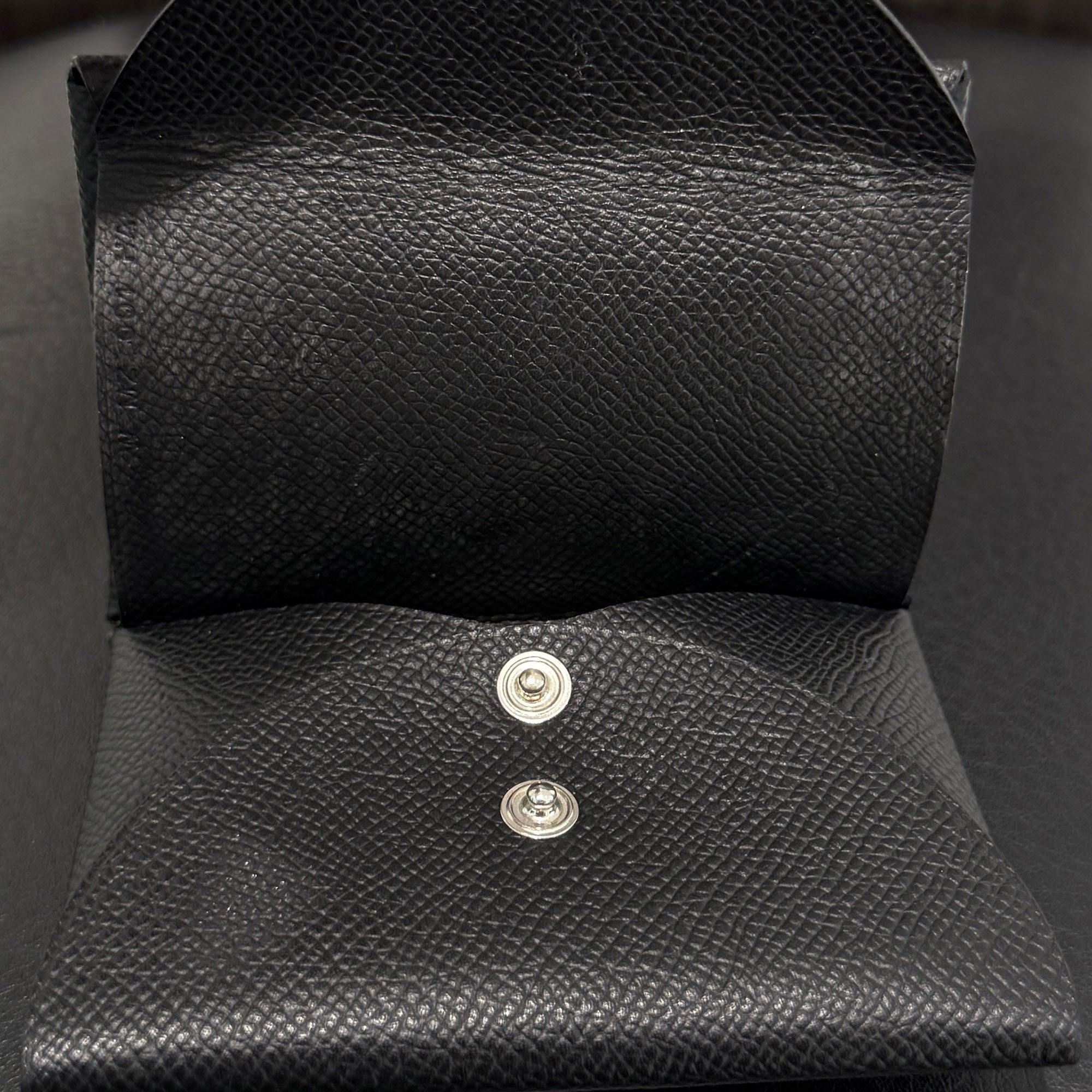 HERMES Calvi Duo Card Case "NOIR" W刻印 エルメス カルヴィデュオ カードケース "ノワール" W刻印
