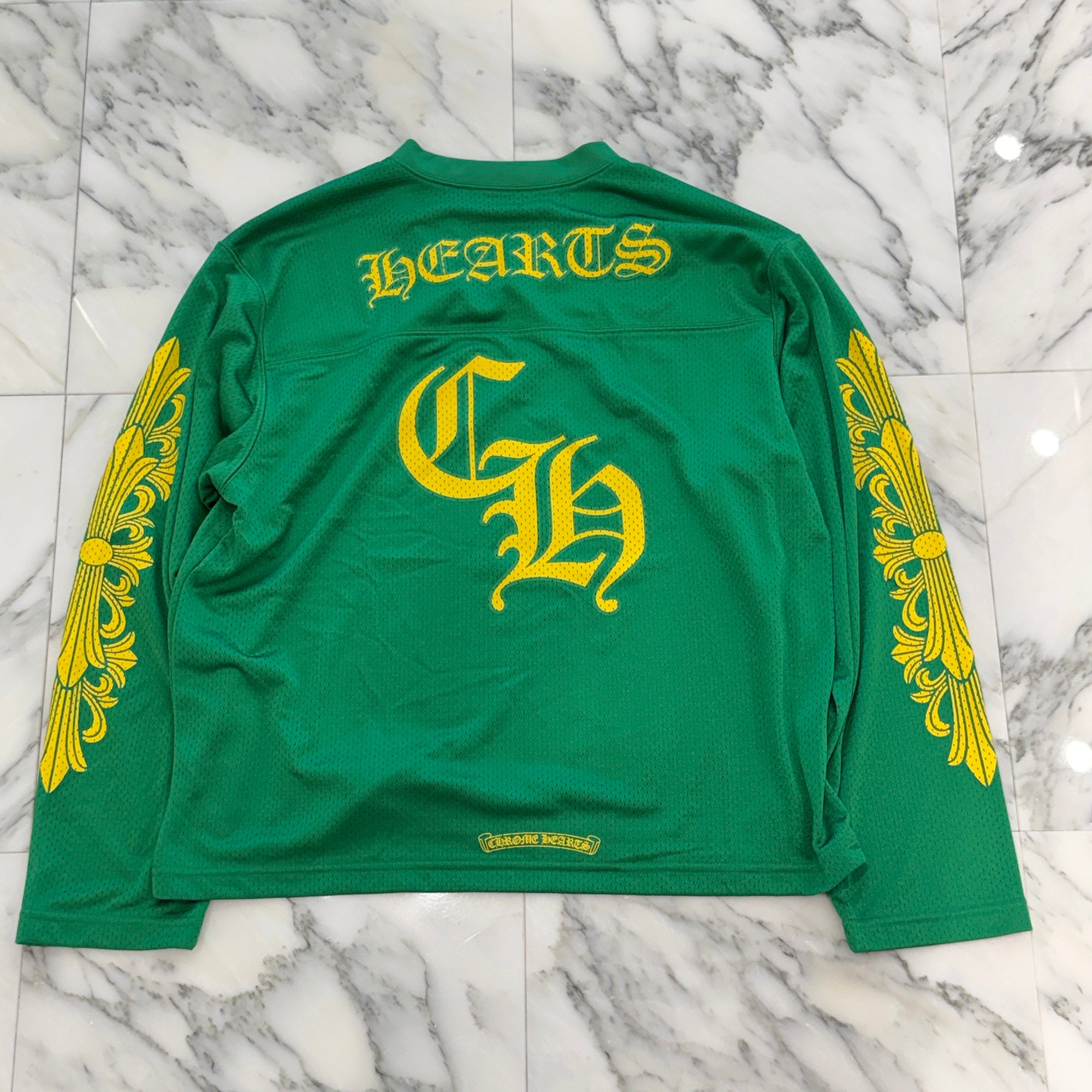 CHROME HEARTS Mesh Warm Up Jersey Size M クロムハーツ メッシュウォームアップジャージー サイズM
