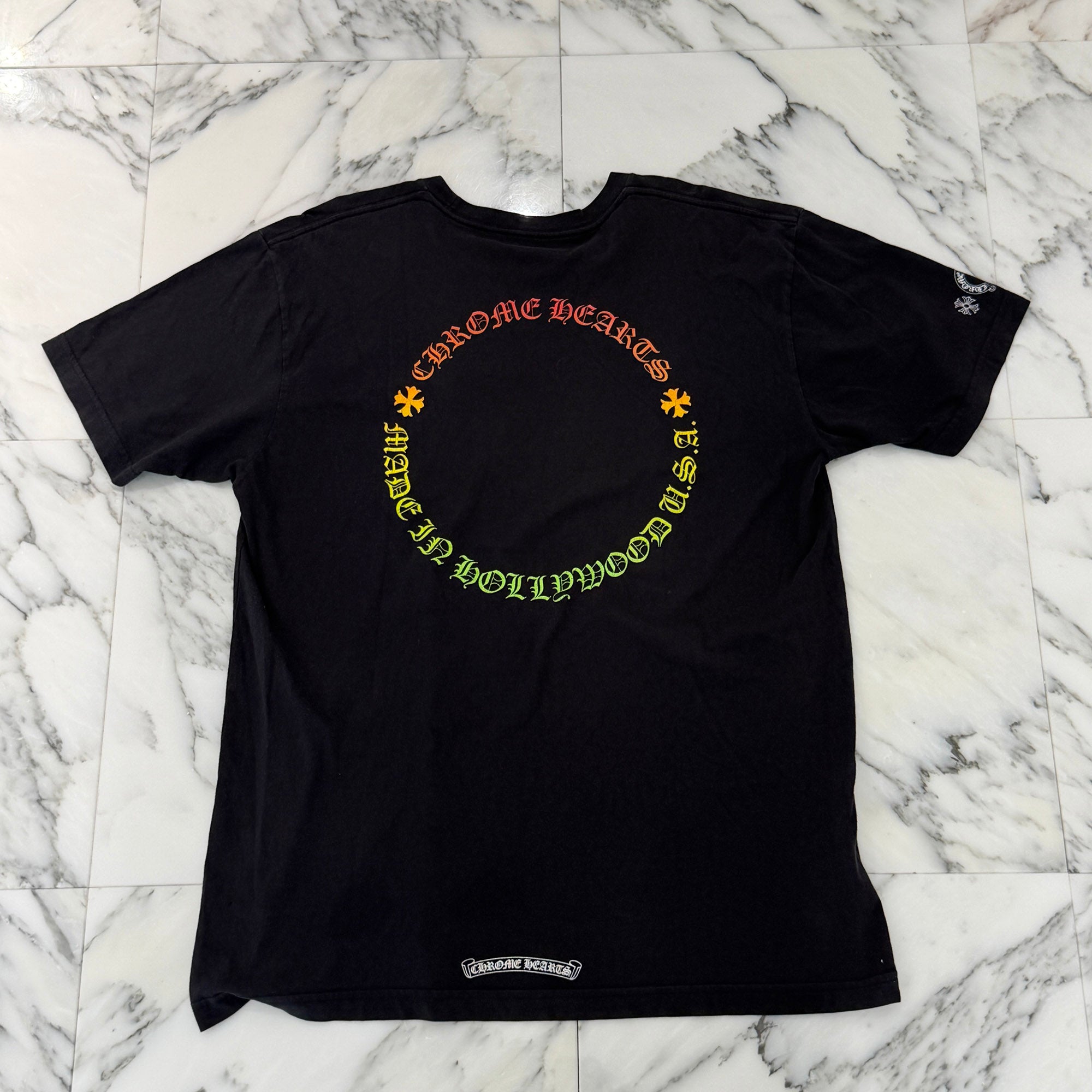 CHROME HEARTS Back Grad Circle Logo Tee Size XL クロムハーツ バックグラデーション サークルロゴ Tシャツ サイズXL