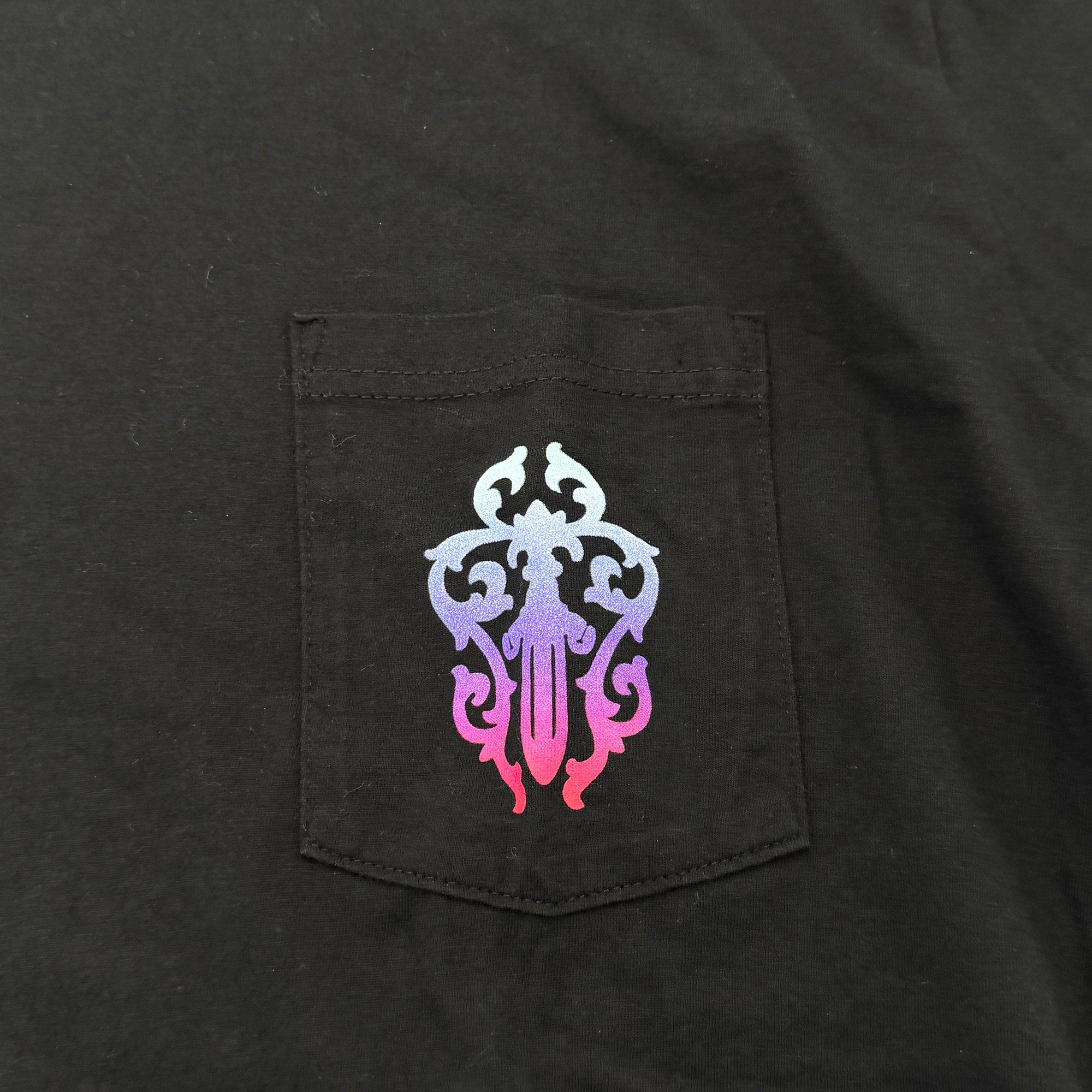 CHROME HEARTS Gradient Dagger Horseshoe Print Tee Size XL クロムハーツ グラデーション ダガー ホースシュー プリント Tシャツ サイズXL