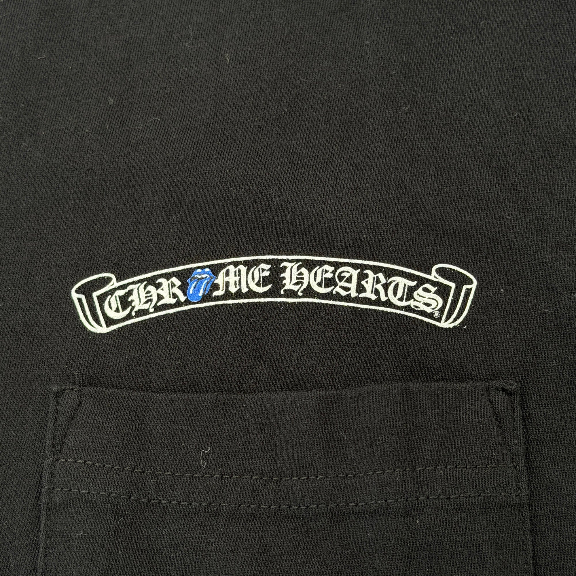 CHROME HEARTS × The Rolling Stones New York Limited Tee Size L クロムハーツ × ローリングストーンズ ニューヨーク限定 Tシャツ サイズL