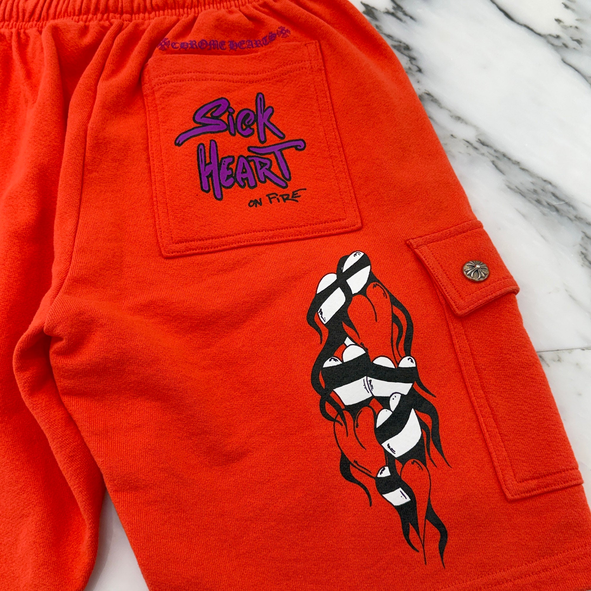 CHROME HEARTS × MATTY BOY 2023SS Sadistic Lipstick Half Pants Size S クロムハーツ × マッティボーイ サディスティック リップスティック ハーフパンツ サイズS