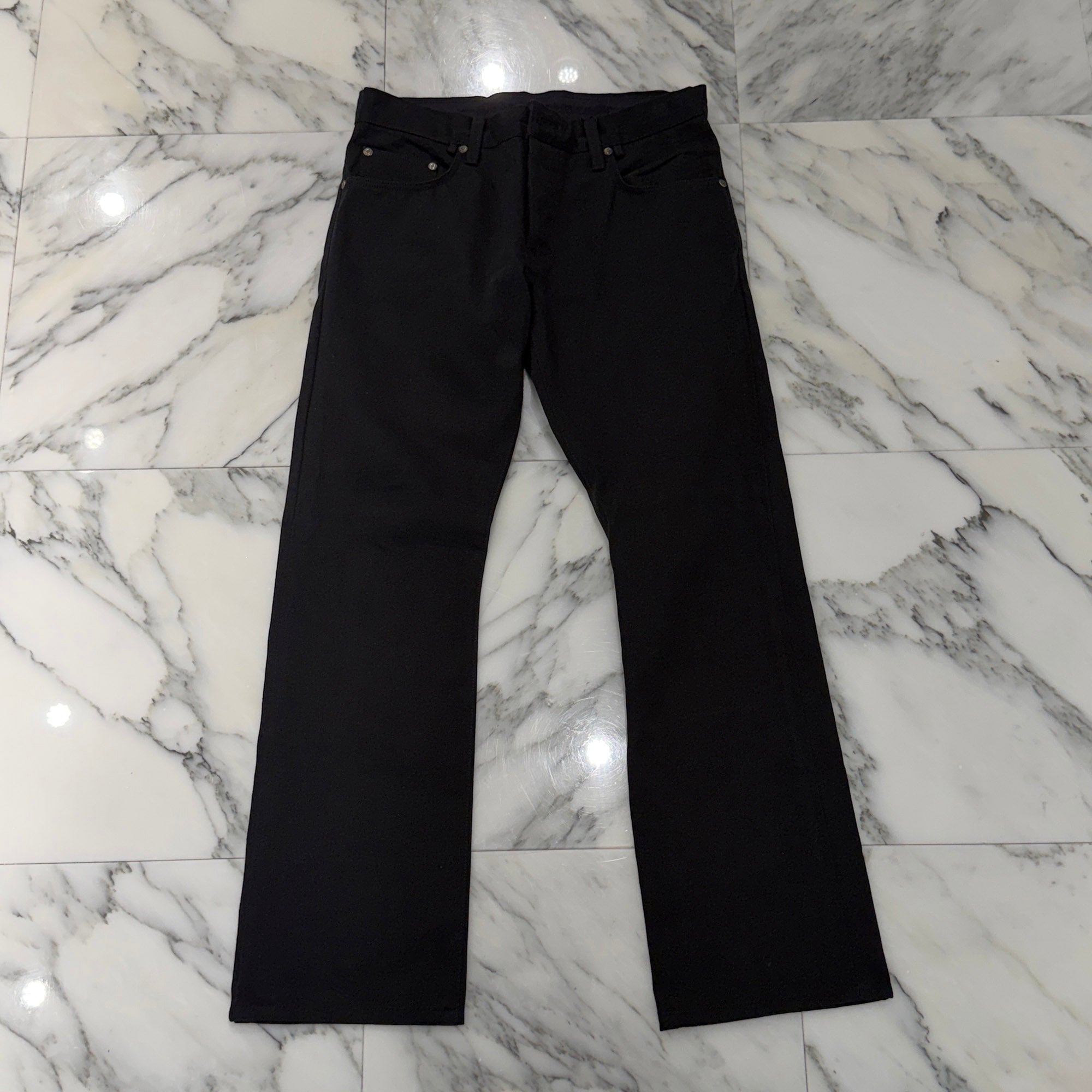 CHROME HEARTS Cross Ball Button Denim Pants Size 32 クロムハーツ クロスボールボタン デニムパンツ サイズ32
