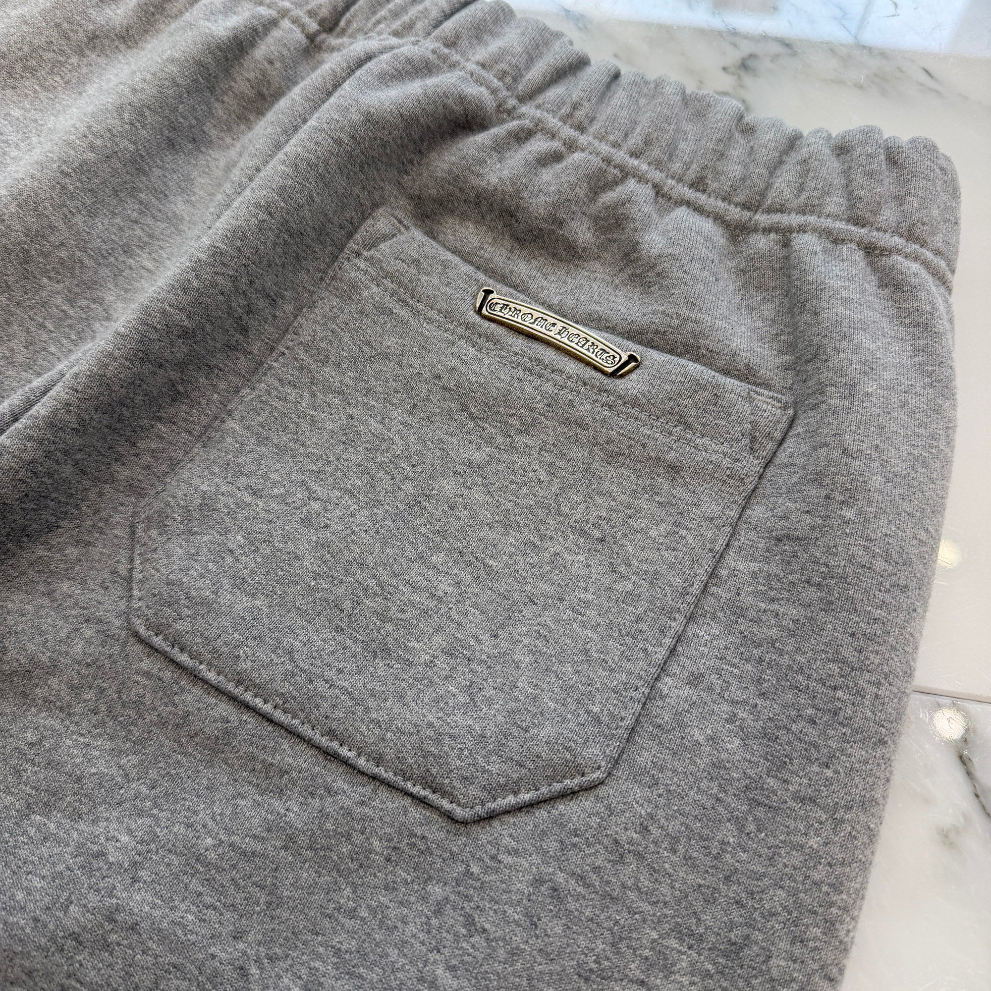 CHROME HEARTS Y NOT 3 Cemetery Cross Patch Sweat Shorts Size M クロムハーツ ワイノット 3 セメタリー クロスパッチ スウェットショーツ サイズM