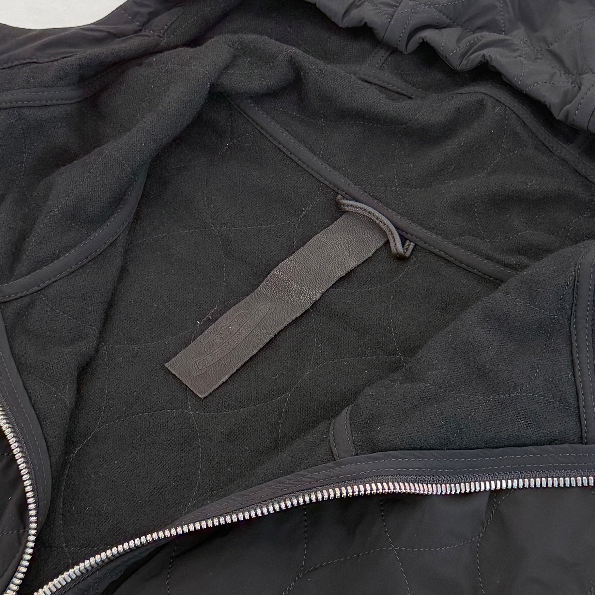 CHROME HEART Y NOT Nylon Zip Up Quilting Hooded Jacket Size S クロムハーツ ワイノット ナイロン ジップアップ キルティング フーデッド ジャケット サイズS