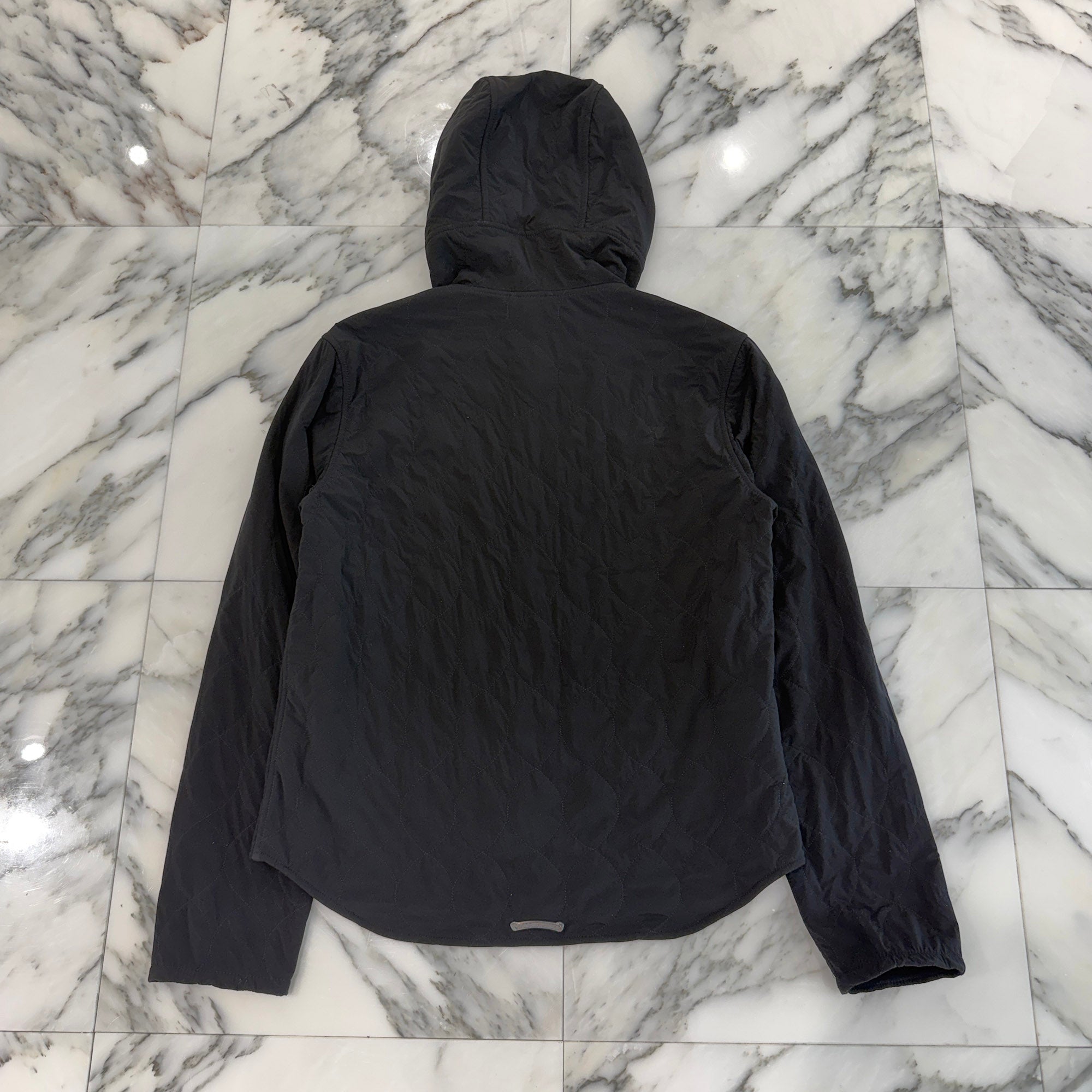 CHROME HEART Y NOT Nylon Zip Up Quilting Hooded Jacket Size S クロムハーツ ワイノット ナイロン ジップアップ キルティング フーデッド ジャケット サイズS