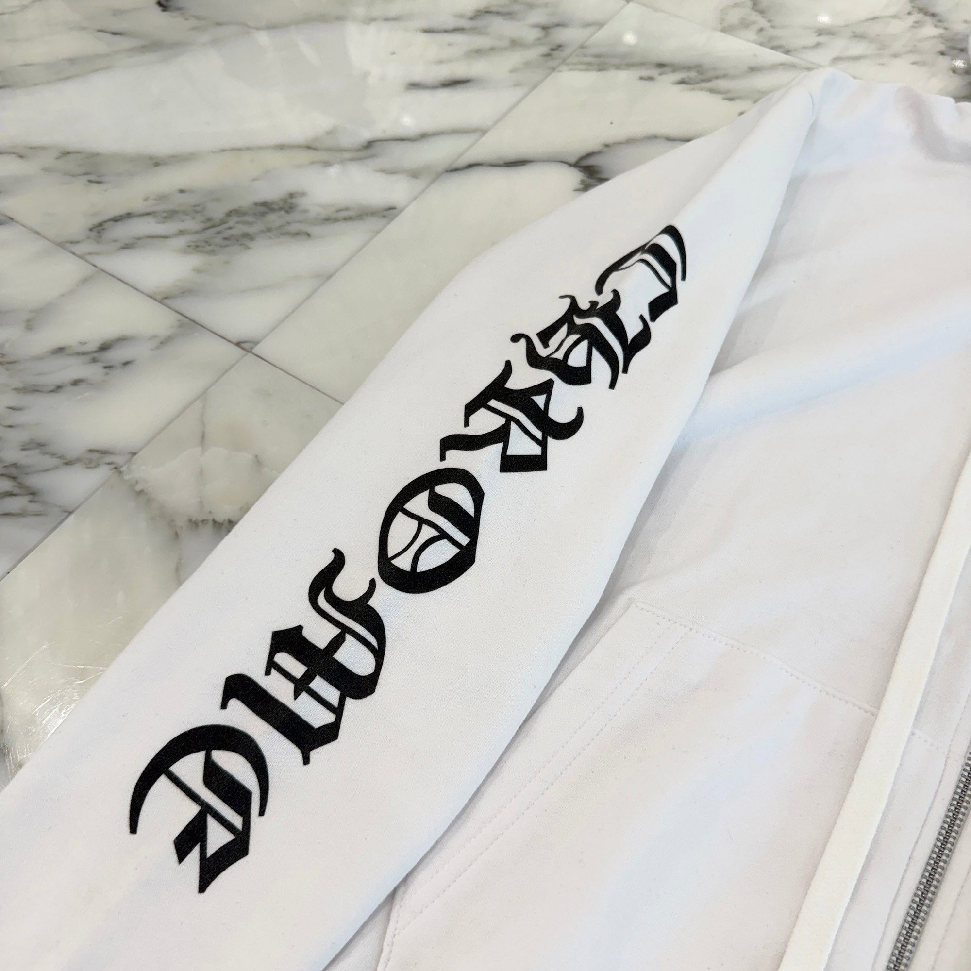 CHROME HEARTS Vertical Logo Zip Up Hoodie Size S クロムハーツ ヴァーティカル ロゴ ジップアップフーディーサイズS