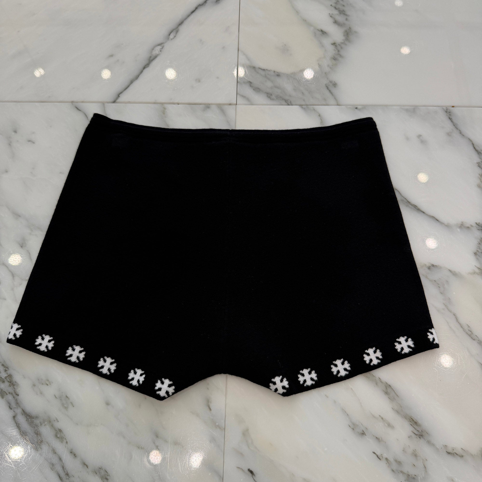 CHROME HEARTS CH Plus Jacquard Drawstring Biker Shorts Size S クロムハーツ CHプラス ジャカードドローコード バイカーショーツ サイズS