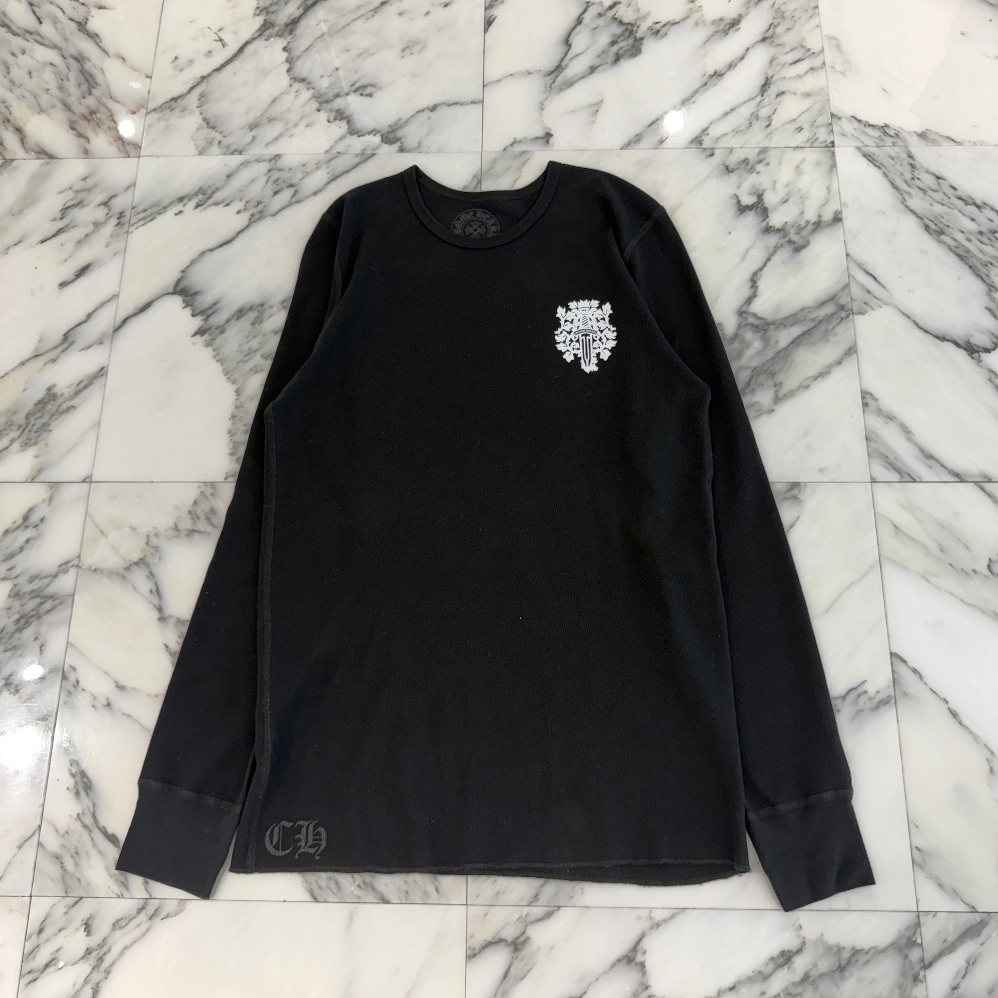 CHROME HEARTS 2025SS Vine Dagger Print Thermal Long Sleeve Tee Size XL クロムハーツ ヴァインダガー プリント サーマル ロングスリーグ Tシャツ サイズXL