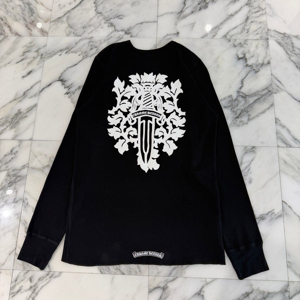 CHROME HEARTS 2025SS Vine Dagger Print Thermal Long Sleeve Tee Size L クロムハーツ ヴァインダガー プリント サーマル ロングスリーグ Tシャツ サイズL