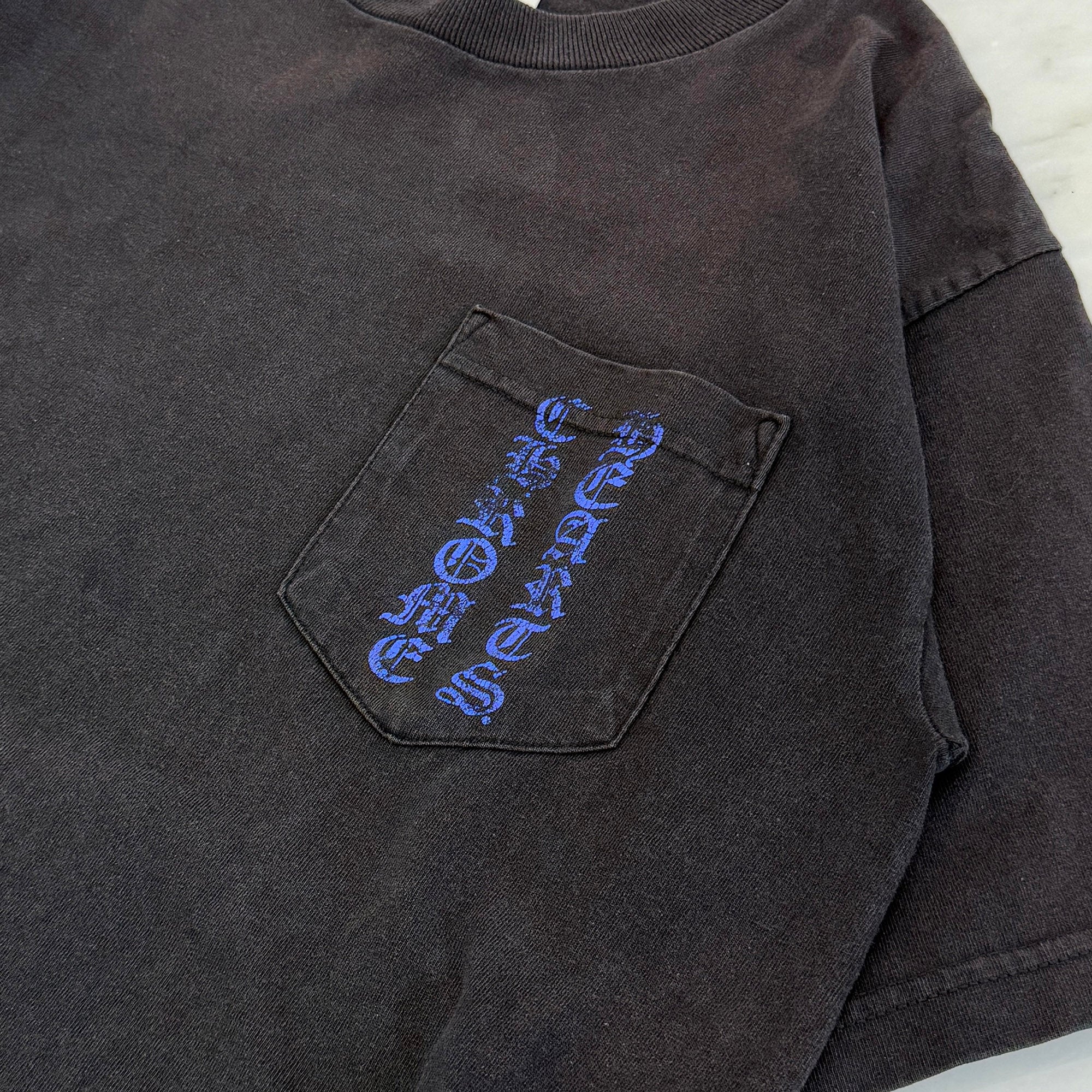 CHROME HEARTS Back T Bar Logo Crack Print Tee Size M クロムハーツ バック Tバーロゴ クラック プリント Tシャツ サイズM