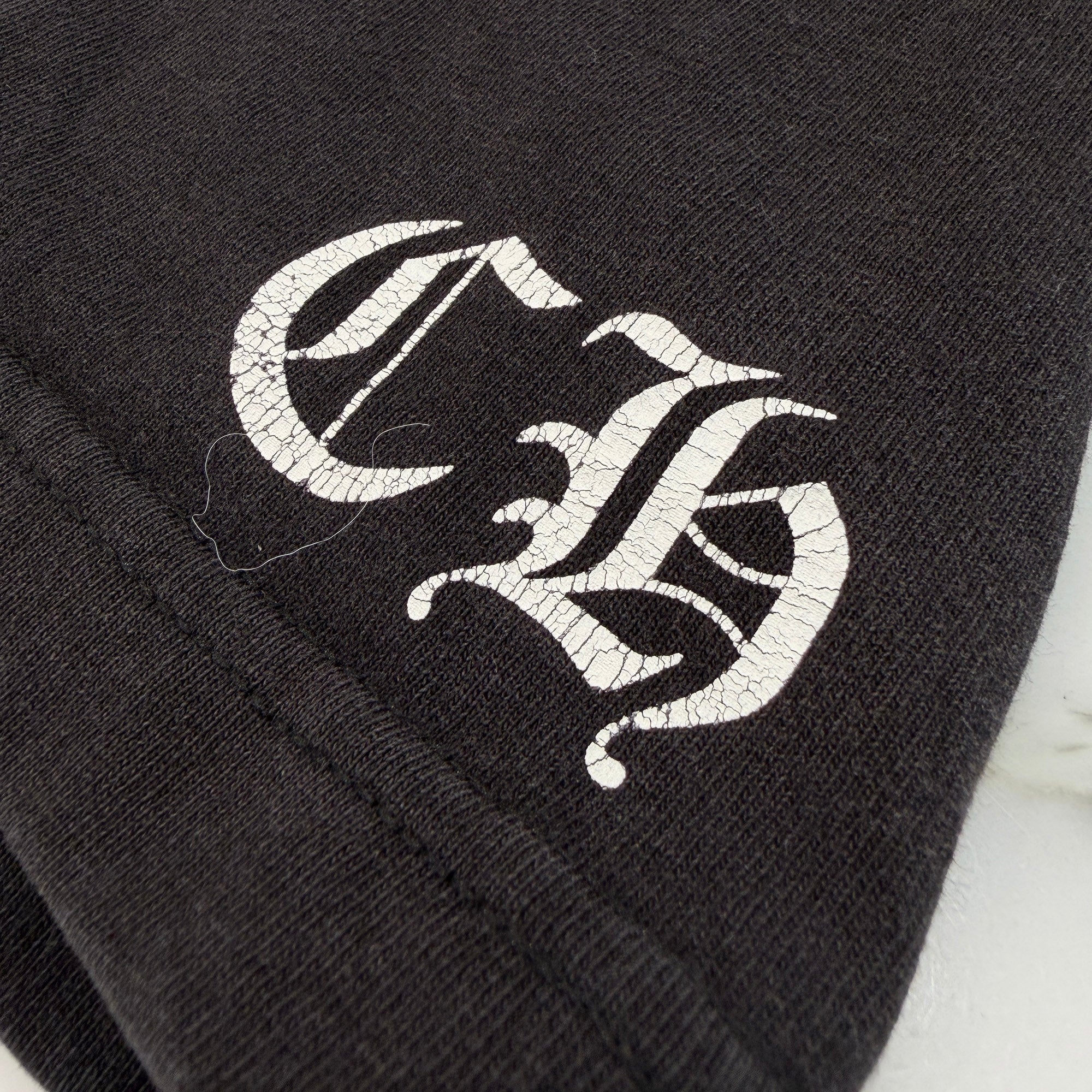 CHROME HEARTS Back T Bar Logo Crack Print Tee Size M クロムハーツ バック Tバーロゴ クラック プリント Tシャツ サイズM