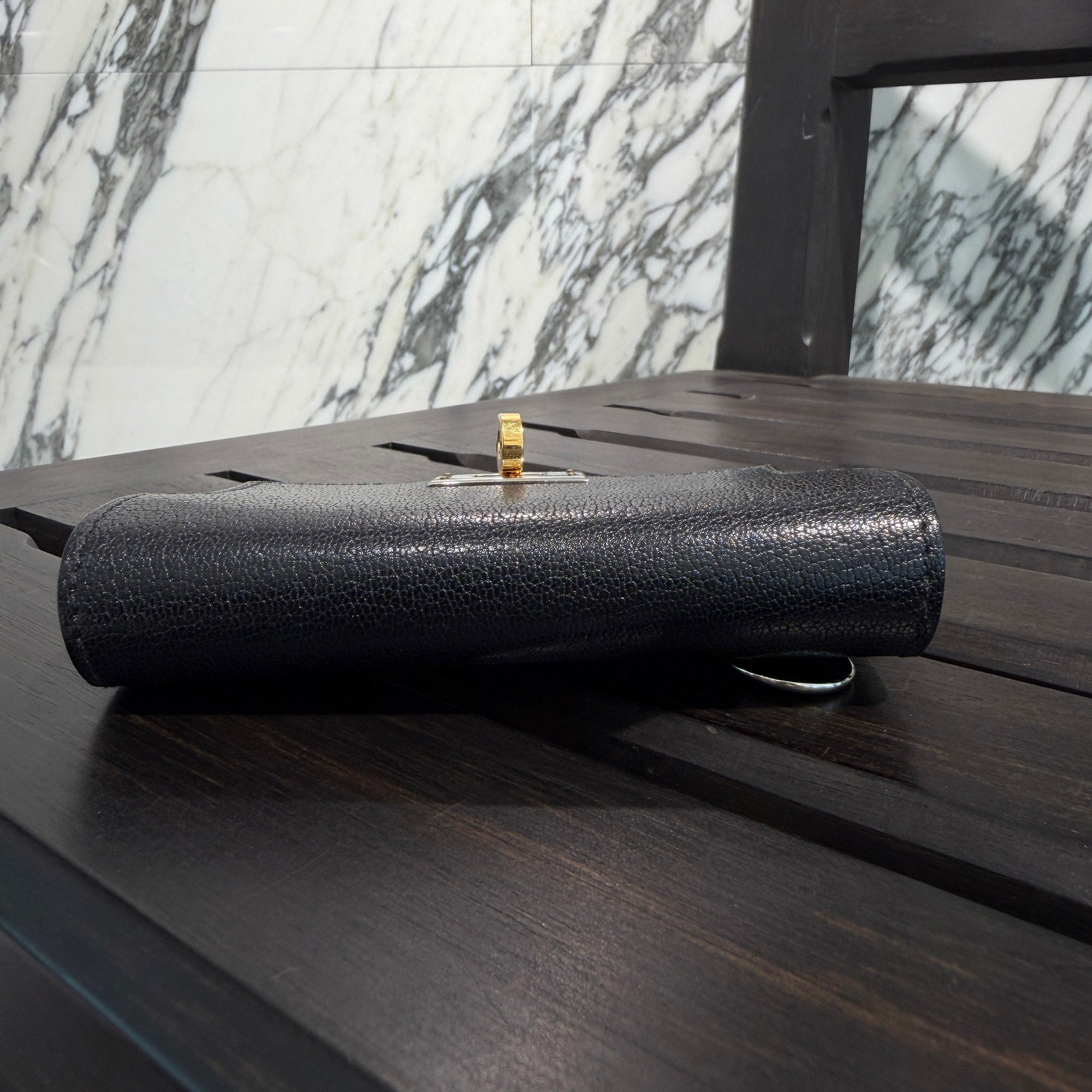 HERMES Kelly Pocket Slim Wallet W刻印 エルメス ケリーポケットスリムウォレット